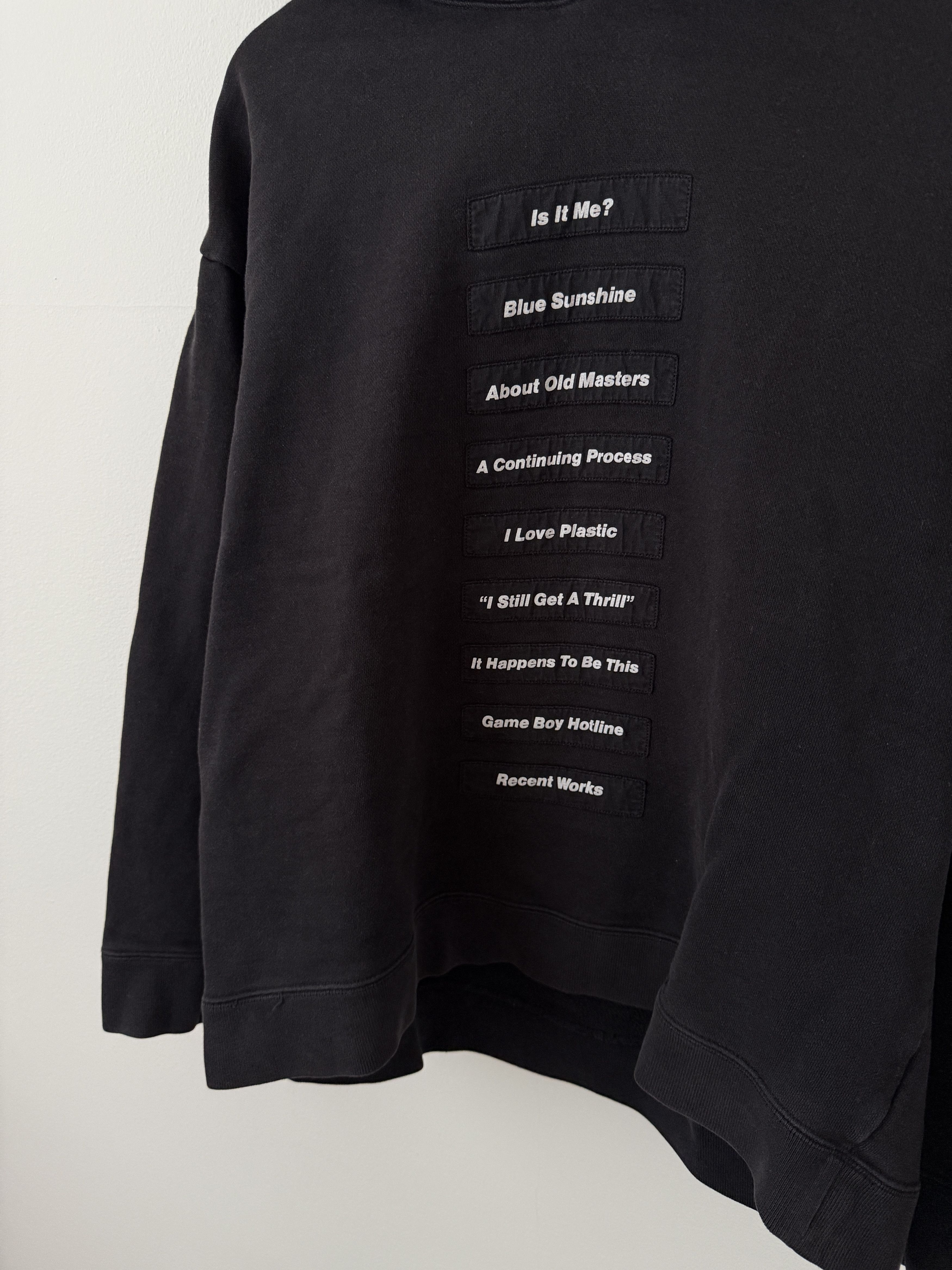 Raf Simons SS18 Poem Patch Joy Division Hoodie Size US S / EU 44-46 / 1 - 6 Thumbnail