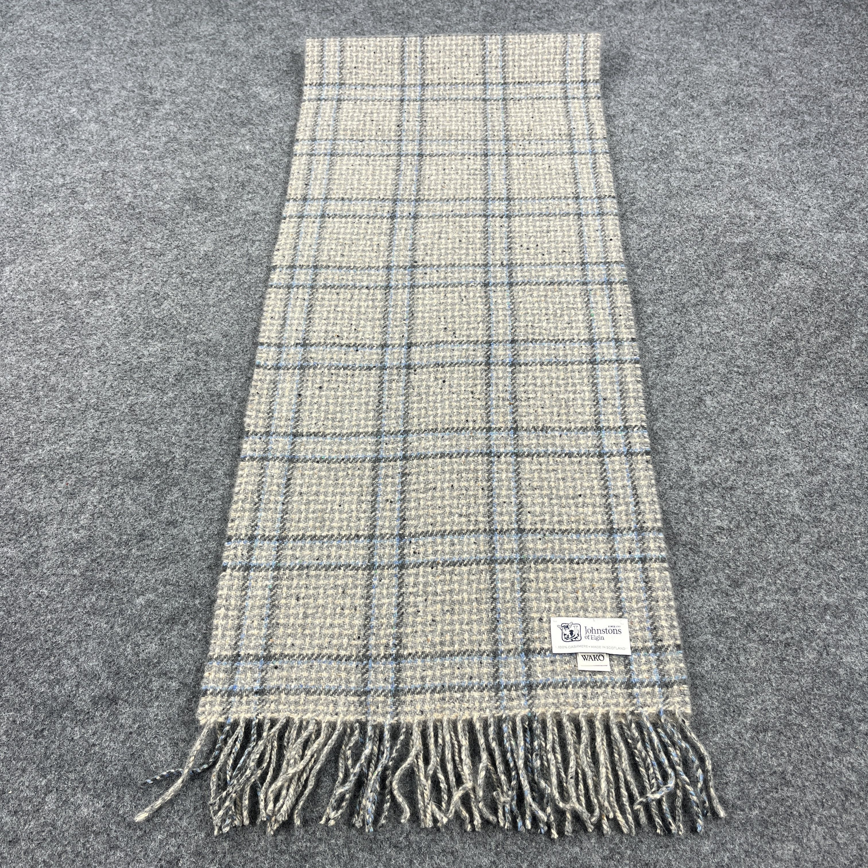 Johnstons Of Elgin × Vintage Johnstons Of Elgin Scarf / Muffler / Neckwear K072 Size ONE SIZE - 2 Thumbnail
