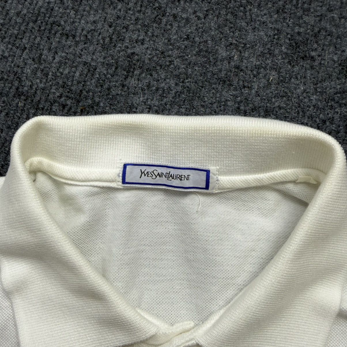 Yves Saint Laurent Yves Saint Laurent Long Sleeve Polo Shirt Size US L / EU 52-54 / 3 - 6 Thumbnail