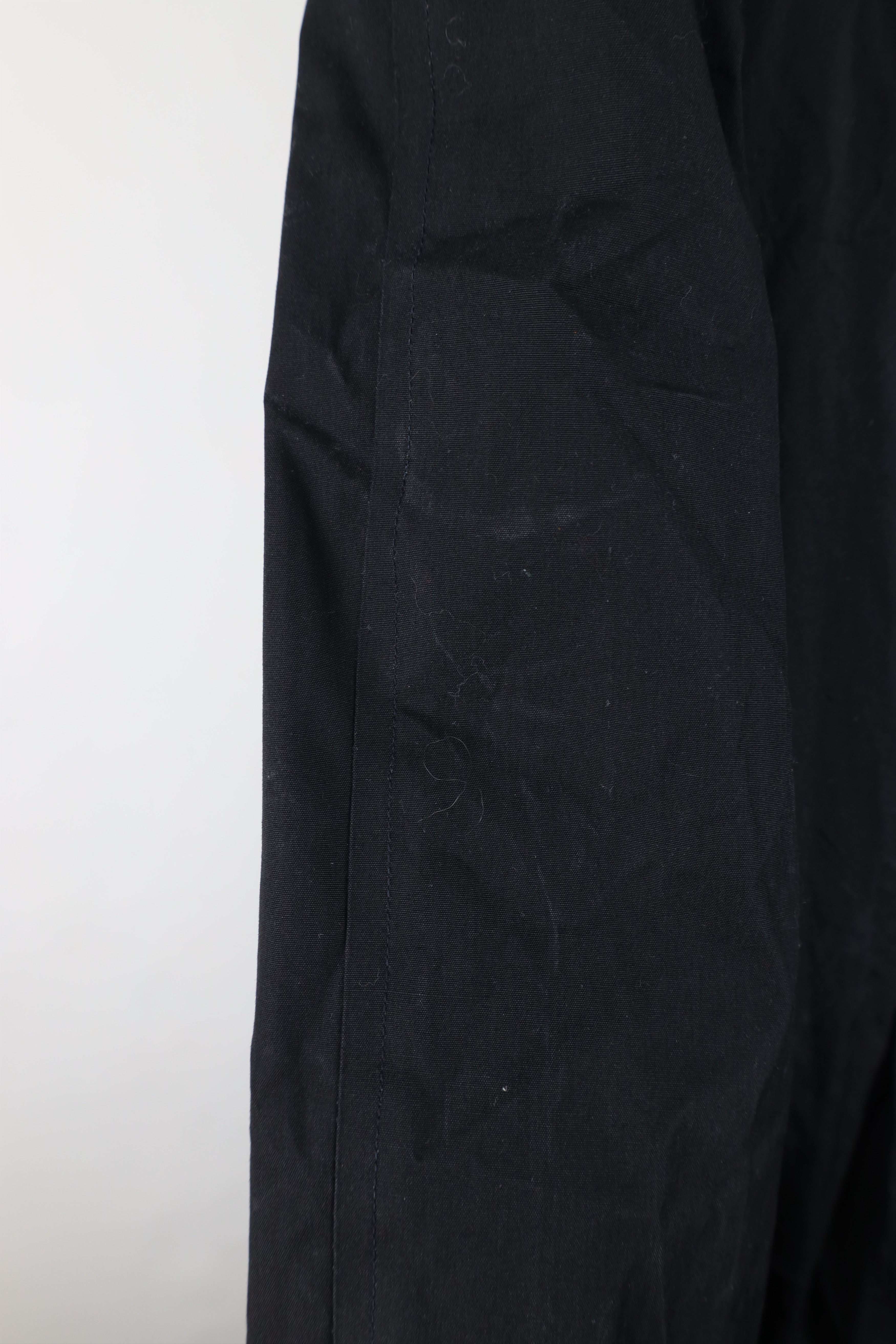 Vintage Vintage 70s Streetwear Mohair Lined Trench Coat Black USA Size US XL / EU 56 / 4 - 8 Thumbnail