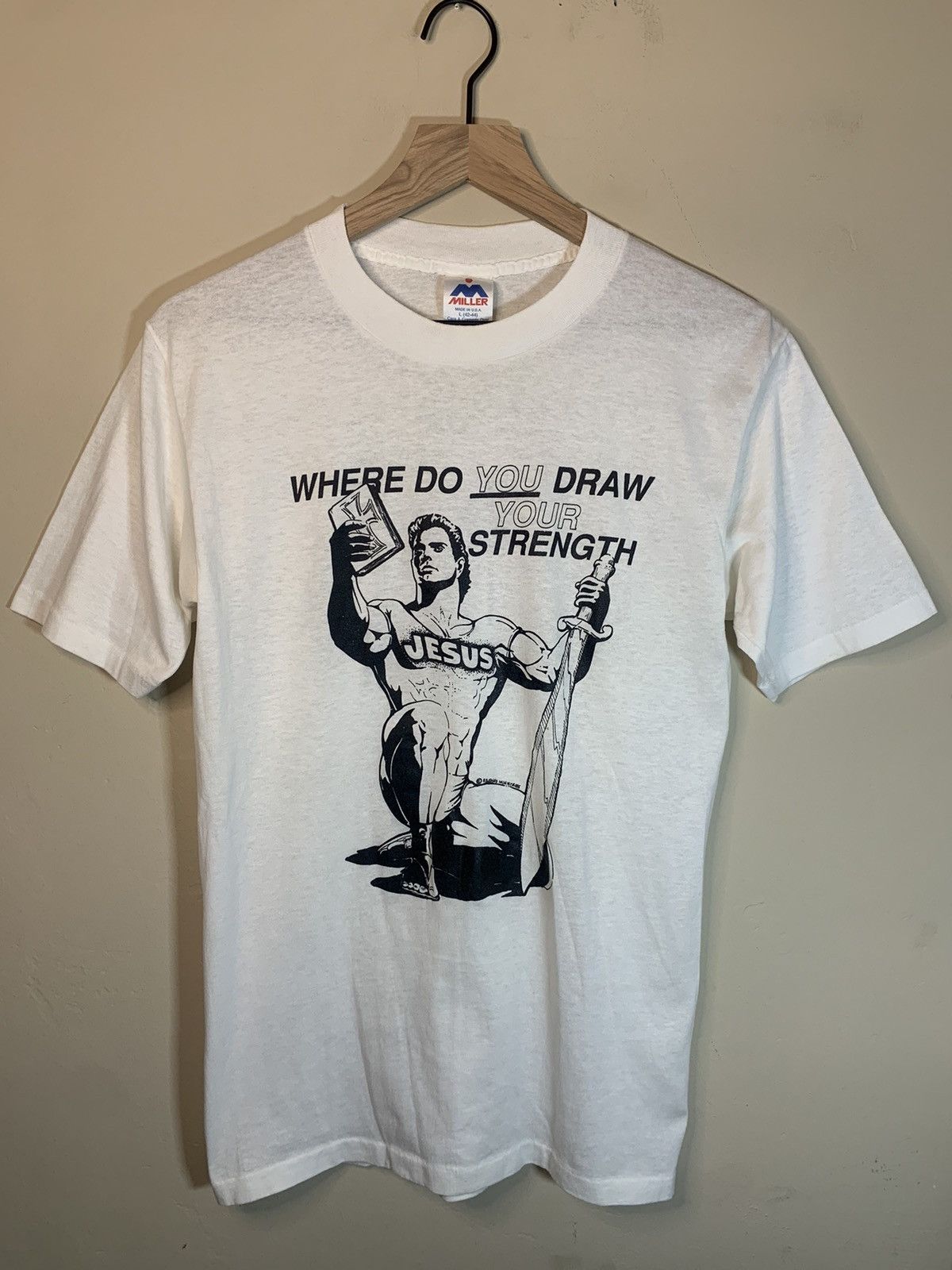 Vintage RARE Vintage Jesus Prison Ministries Single Stitch Art Shirt Size US L / EU 52-54 / 3 - 1 Thumbnail