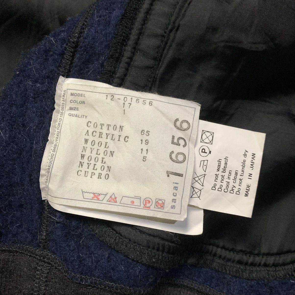 Sacai Sacai Unfinished Hem Bomber Jacket Size S / US 4 / IT 40 - 6 Thumbnail