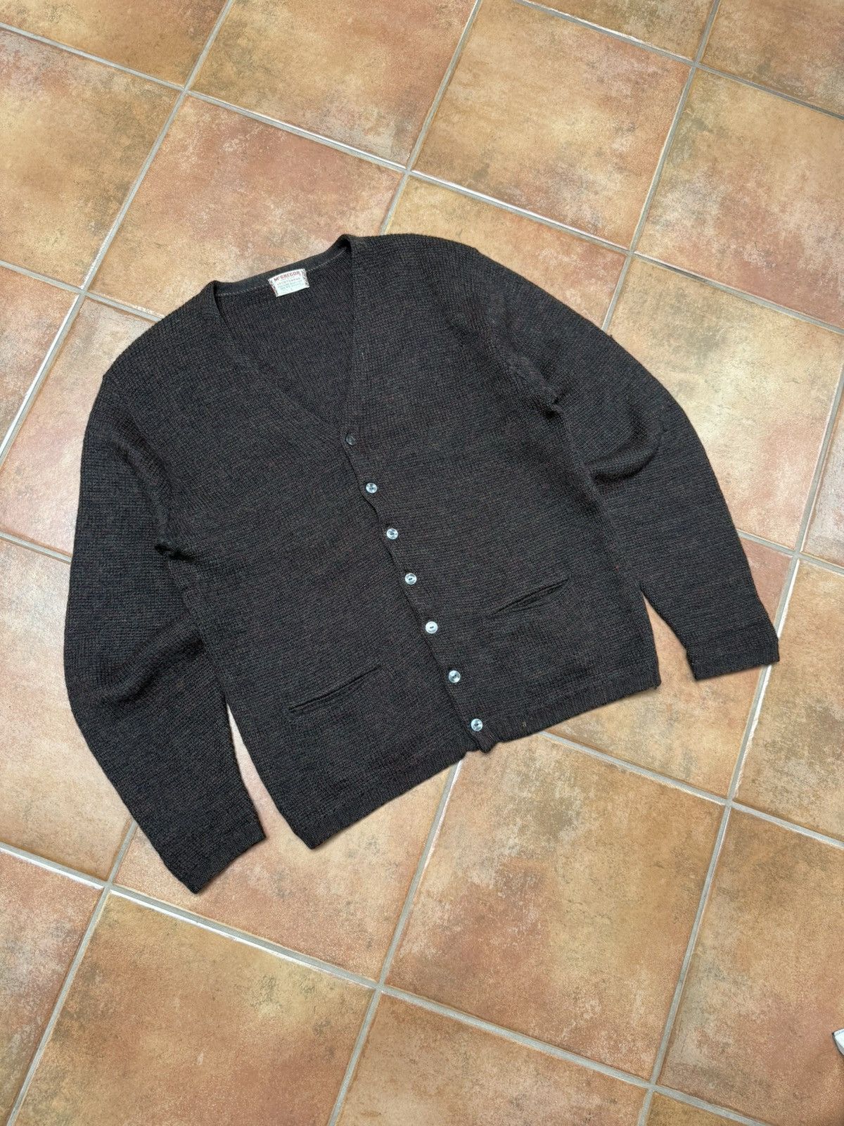 McGregor 1960's McGregor Mohair Cardigan Size US L / EU 52-54 / 3 - 3 Thumbnail