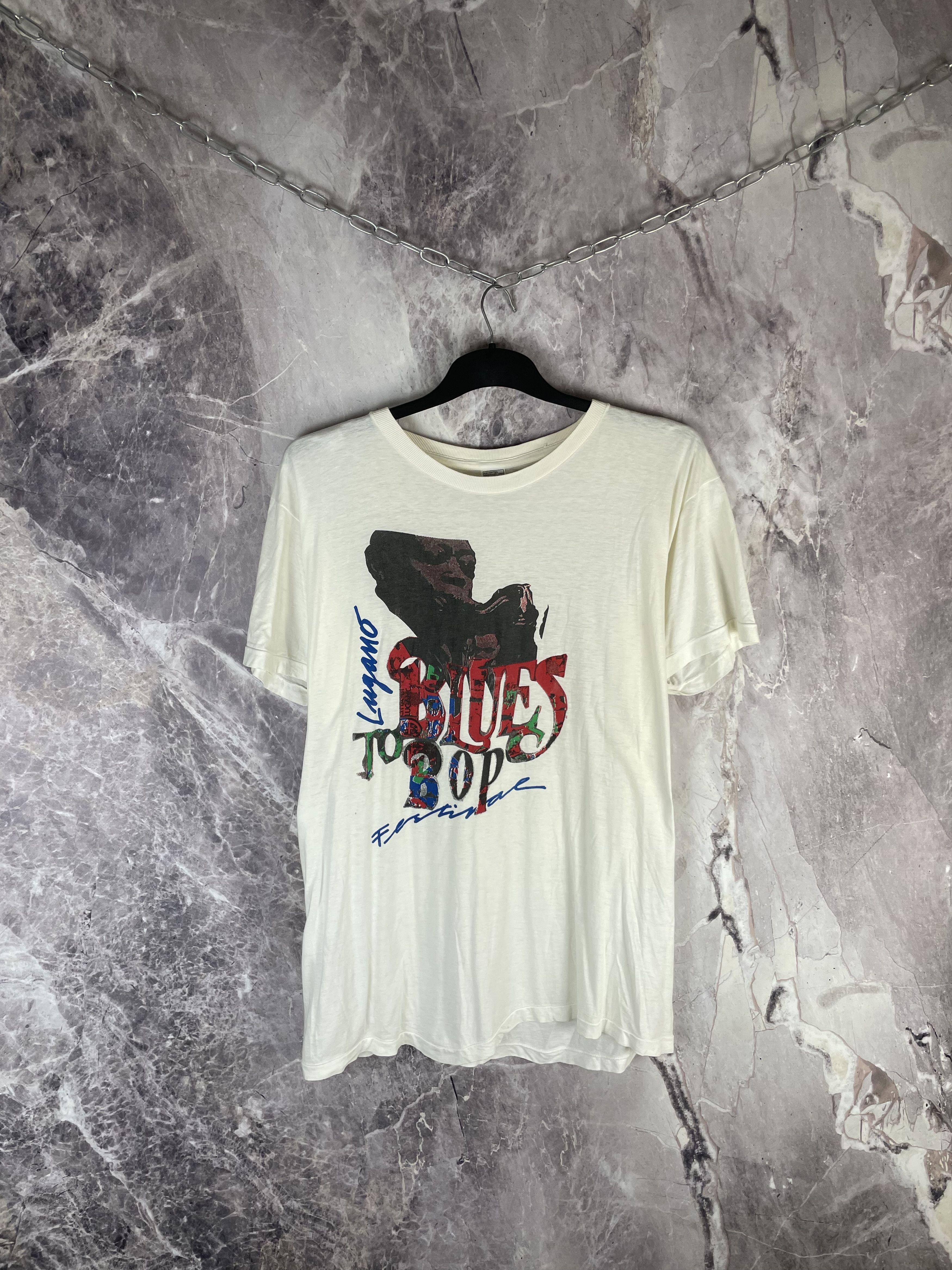 Vintage Vintage 90s Blues To Bop Tee Size US XXL / EU 58 / 5 - 1 Thumbnail