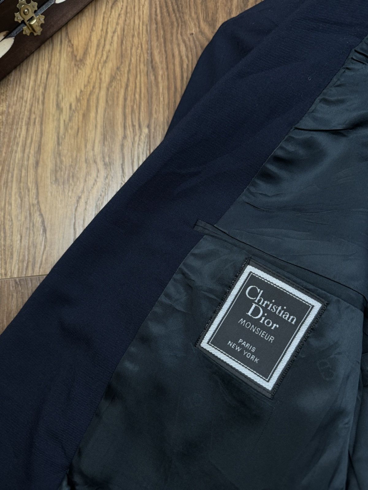 Christian Dior Monsieur Vintage wool blazer Christian Dior original luxury item Size 46L - 3 Thumbnail