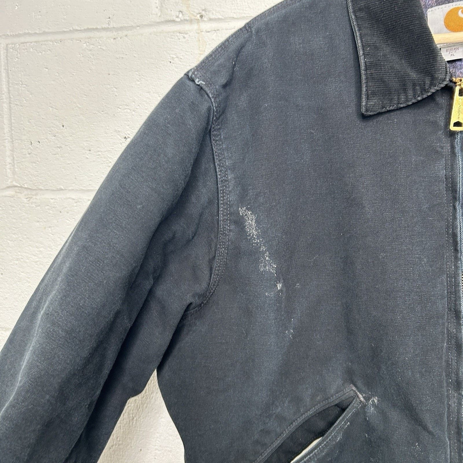 Carhartt Y2K Carhartt Blanket-Lined Detroit Jacket “Black” J001 BLK Size US XL / EU 56 / 4 - 6 Thumbnail
