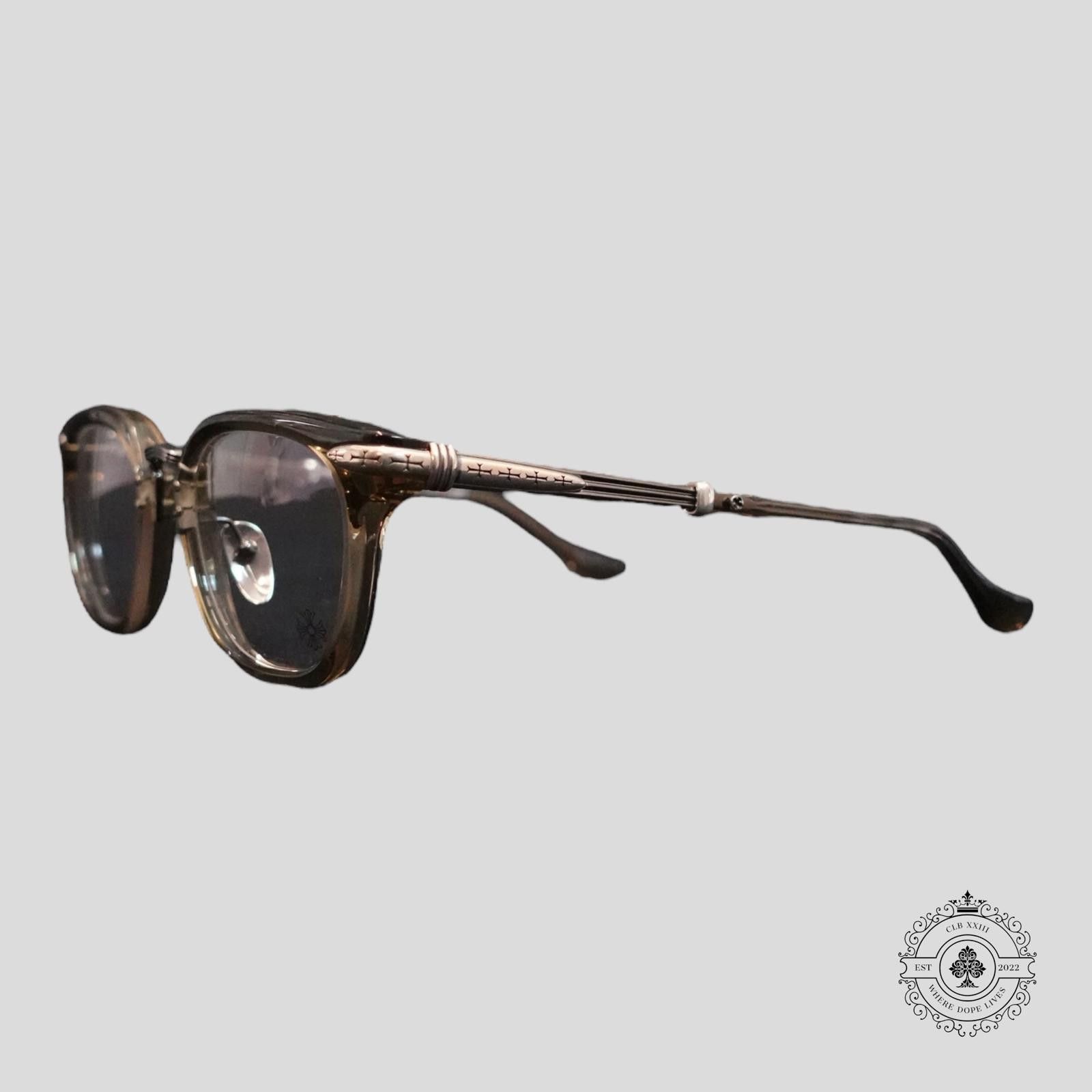 Chrome Hearts Chrome Hearts Titanasluvr Glasses in Grey/Silver Size ONE SIZE - 1 Thumbnail