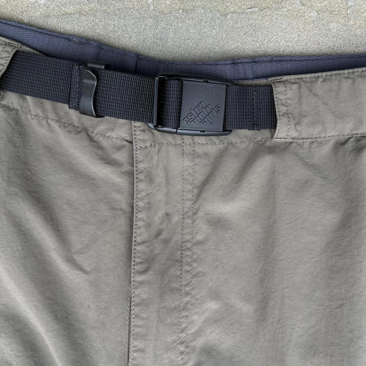 Eastern Mountain Sports Dark Khaki Green Gorpcore Convertible Utility Cargo Pants Size US 36 / EU 52 - 3 Thumbnail