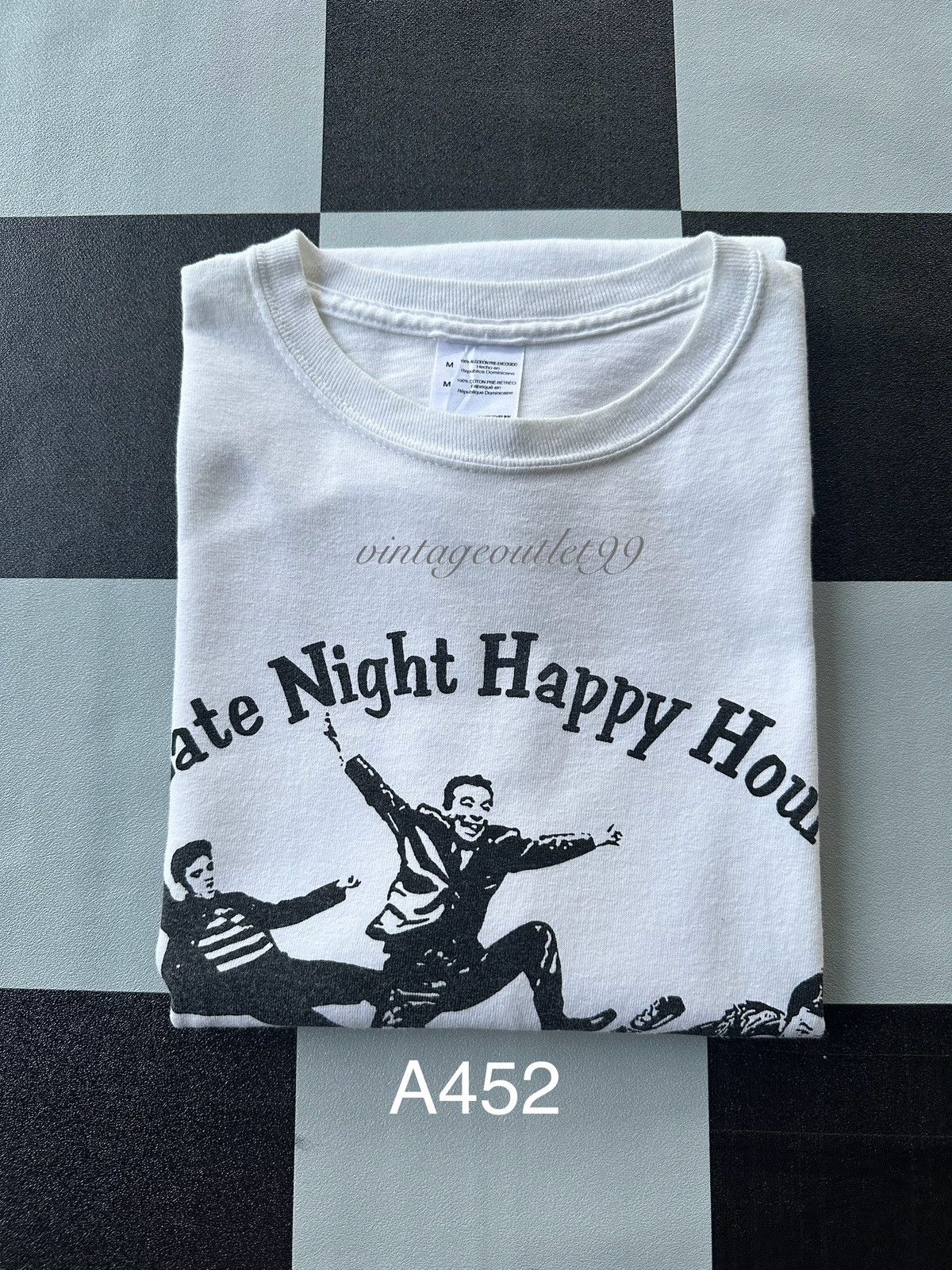 45rpm Vintage Humor Late Night Happy Hour by 45studio A502 Size US M / EU 48-50 / 2 - 8 Thumbnail
