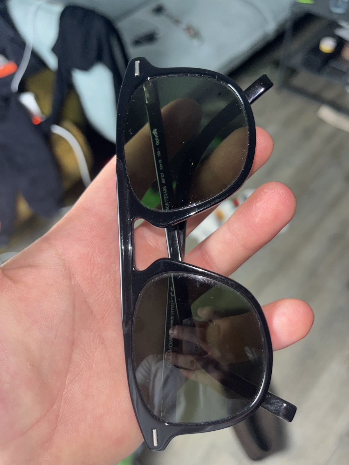 Dior Dior Homme hedi slimane Blacktie 249S Sunglasses Size ONE SIZE - 6 Thumbnail
