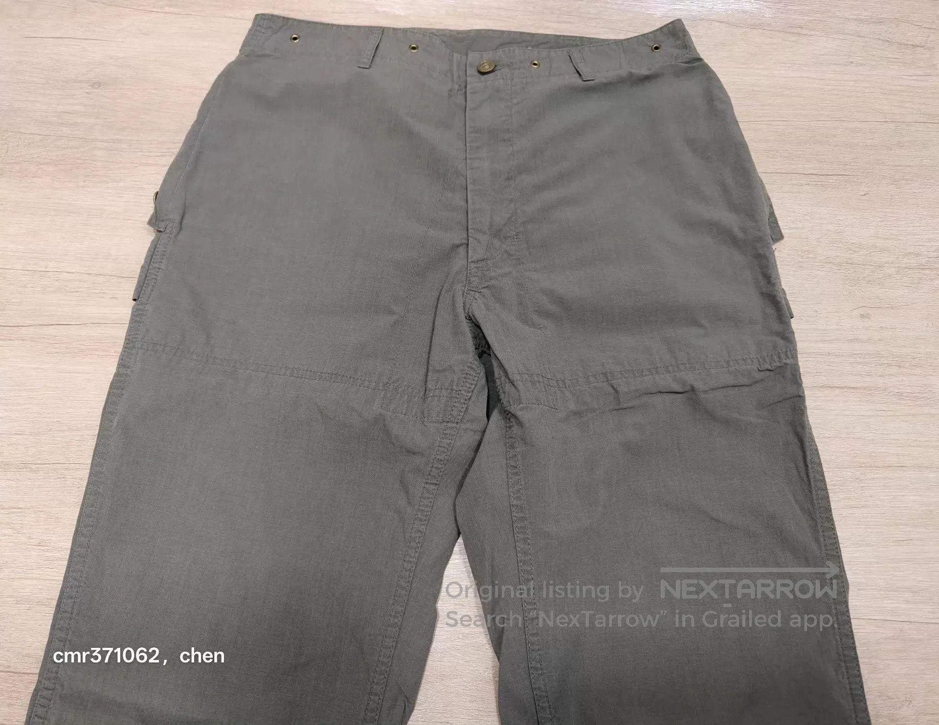 Visvim Green Casual Cargo Pants Size 32. Size US 32 / EU 48 - 2 Thumbnail