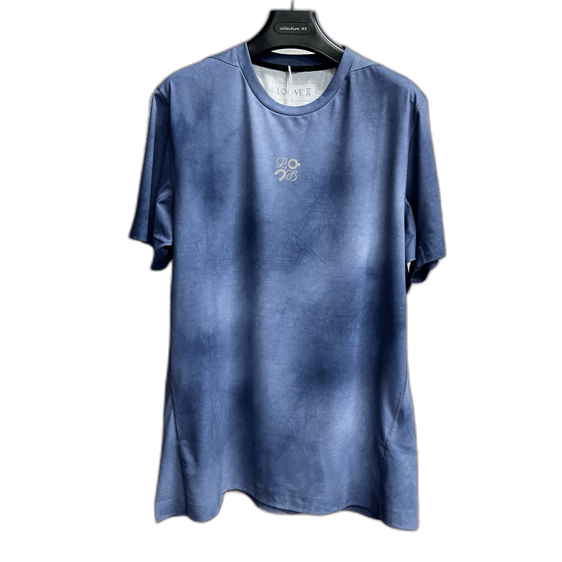 Loewe Loewe Blue Tie-Dye Print Short Sleeve Shirt-yf Size US L / EU 52-54 / 3 - 1 Thumbnail