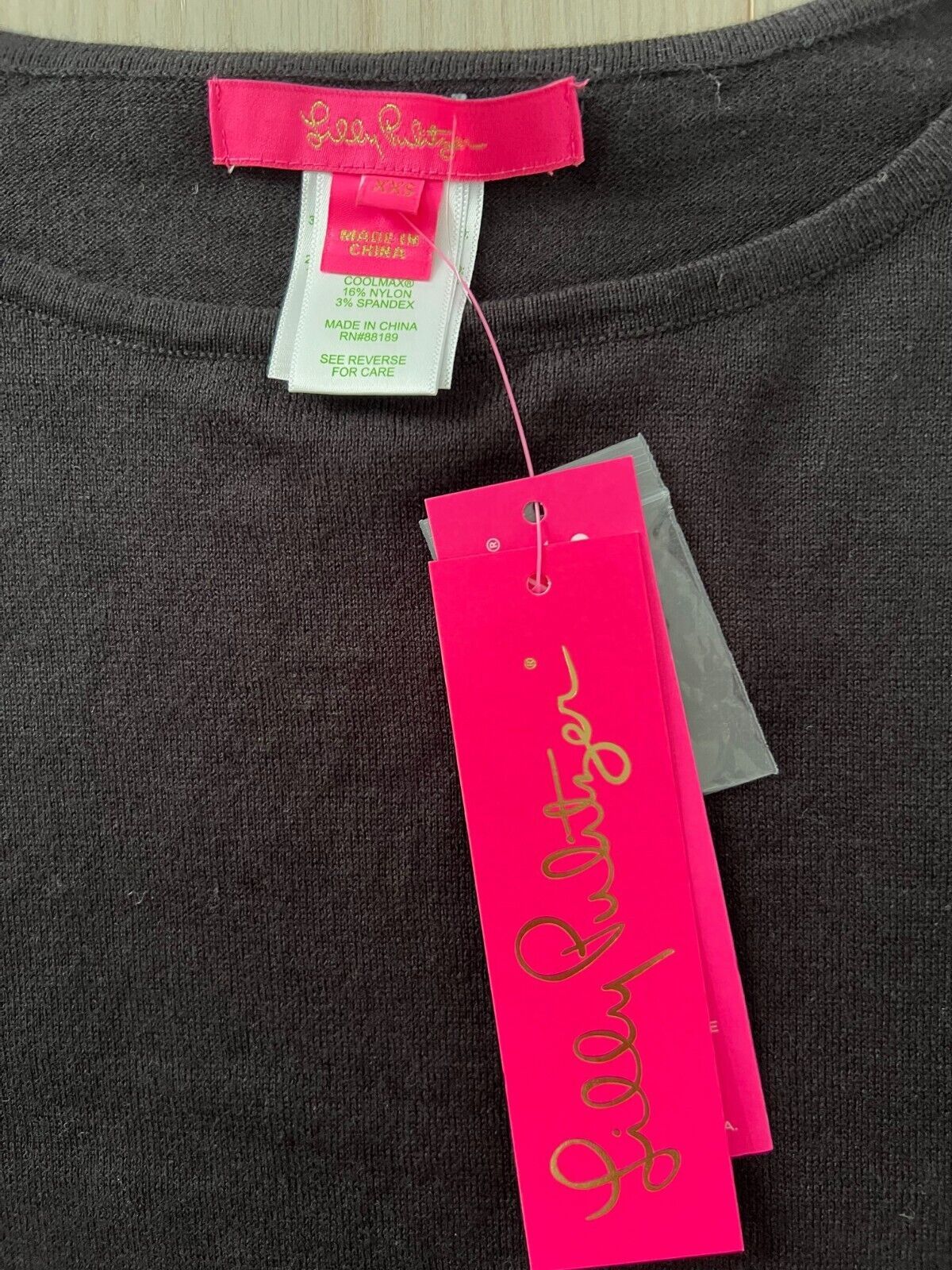 Lilly Pulitzer Lilly Pulitzer Ramona Fringe Sweater Black ( XXS ) Size XXS / US 00 / IT 34 - 4 Thumbnail