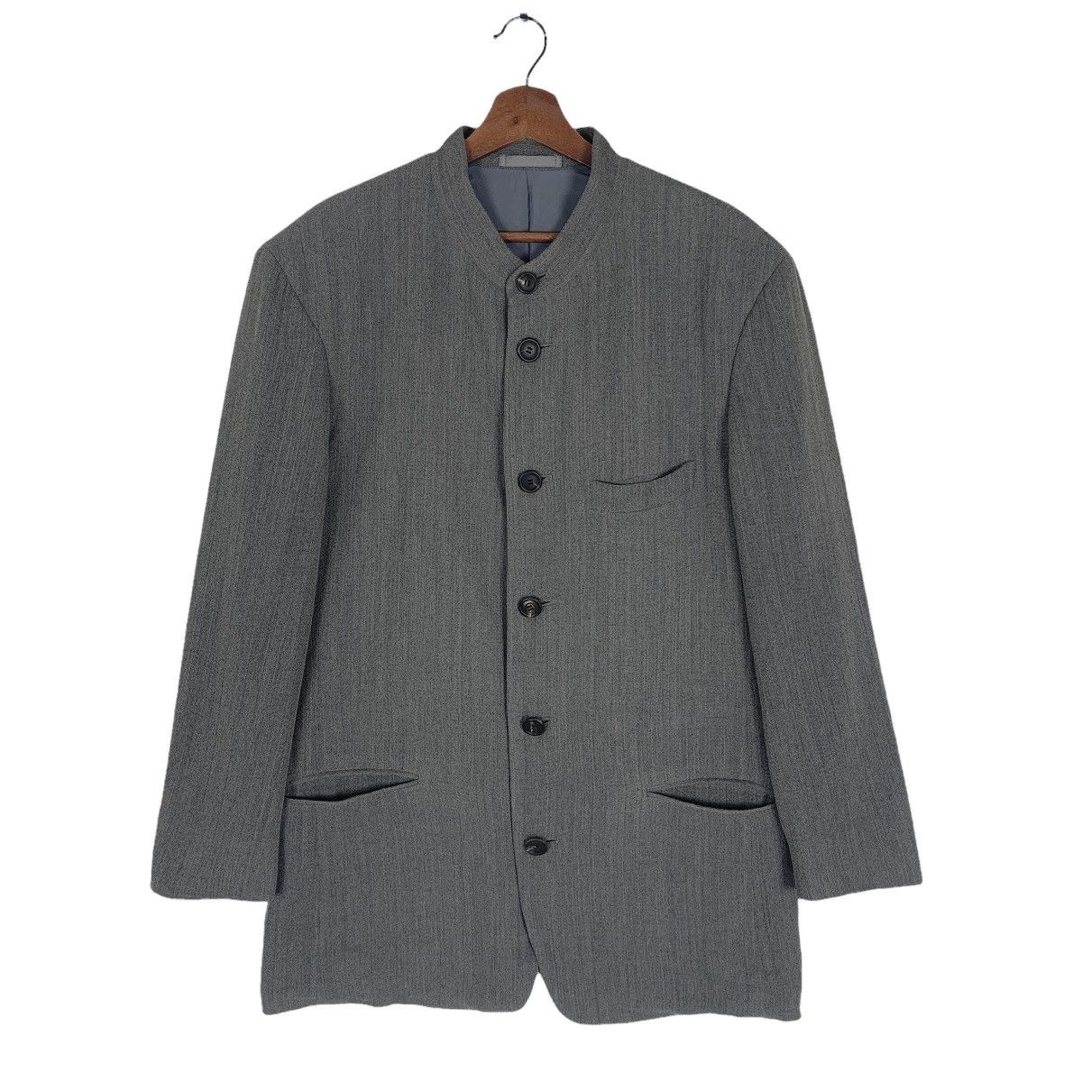 Issey Miyake Issey Miyake Mandarin Collar Jacket Size US L / EU 52-54 / 3 - 1 Thumbnail