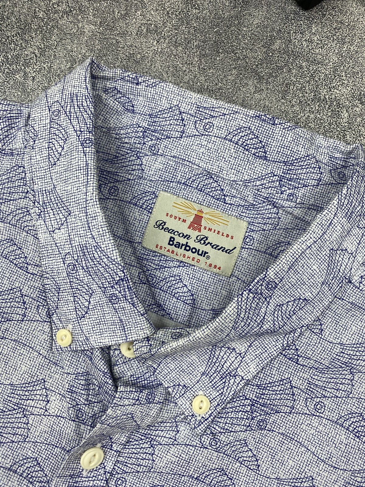Barbour × Flannel × Vintage Barbour Vintage Mens Shirt Size US XXL / EU 58 / 5 - 6 Thumbnail