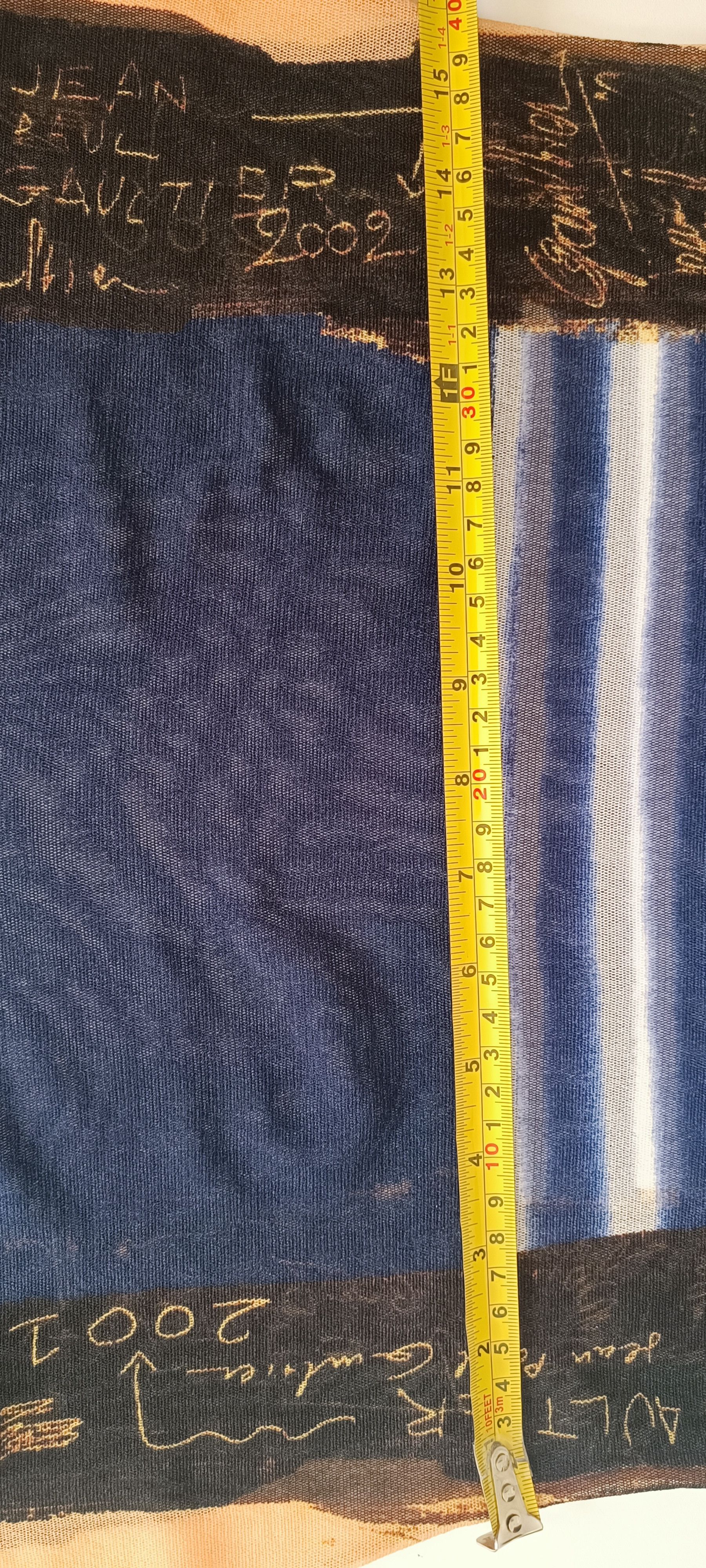 Jean Paul Gaultier SS2001- Graffiti and stripes long top Size US S / EU 44-46 / 1 - 7 Thumbnail