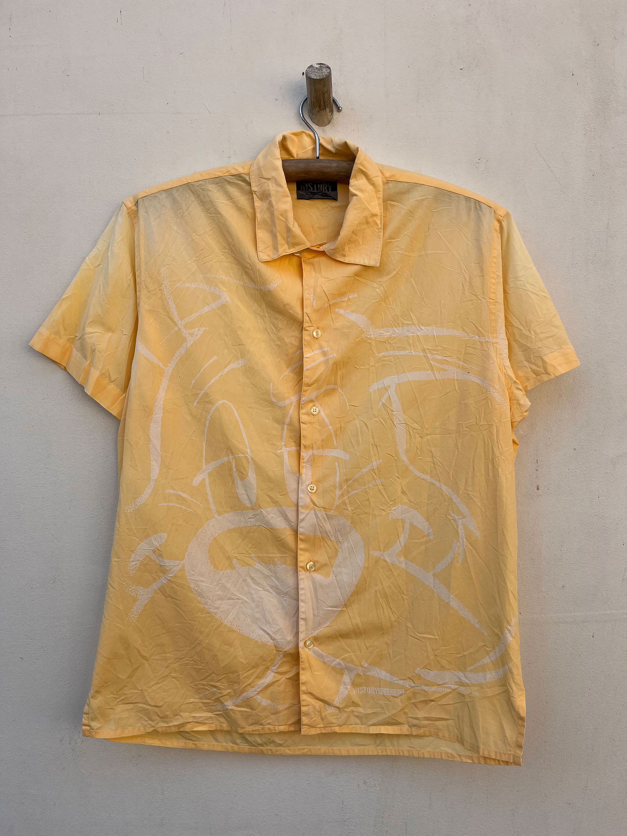 Designer × Iceberg Vintage Iceberg History 90s Short Sleeve Button Down Shirt Size US S / EU 44-46 / 1 - 1 Thumbnail