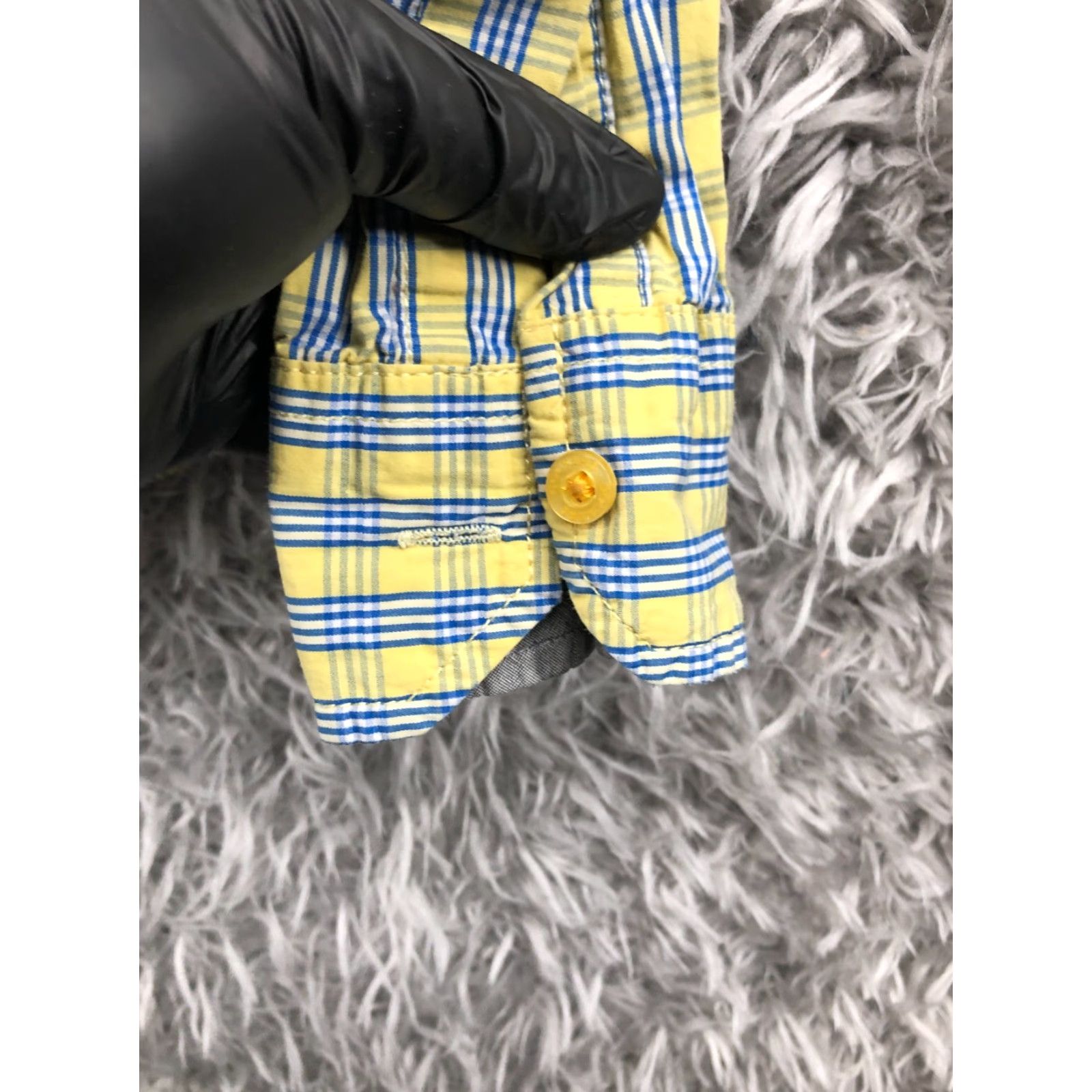 Dockers VINTAGE Dockers Yellow Plaid Shirt Mens L Long Sleeve Spread Collar Size US L / EU 52-54 / 3 - 3 Thumbnail