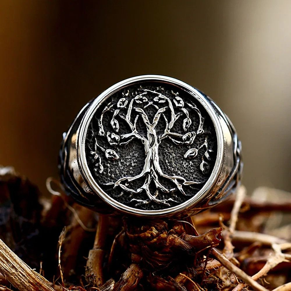 Jewelry Viking Tree of Life Ring Size ONE SIZE - 5 Thumbnail