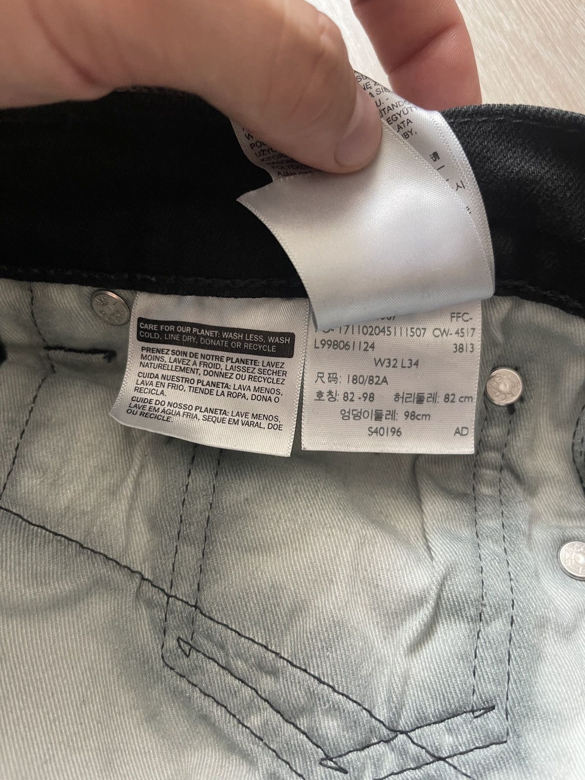 Levi's Levis 511 jeans black denim mens W32 Size US 32 / EU 48 - 9 Thumbnail