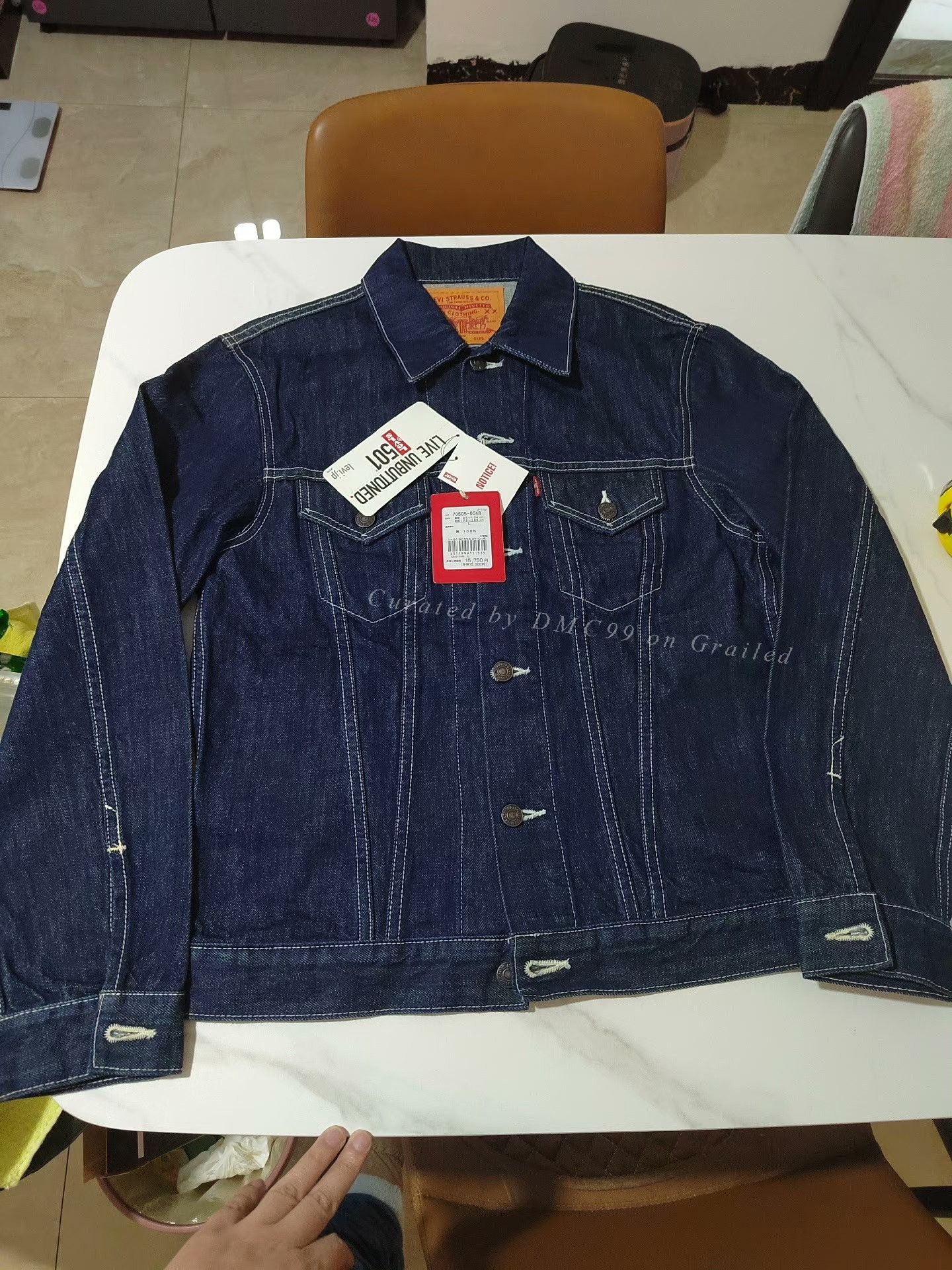 Levi's Levi's 70505-0048 Japanese Denim Jacket Size US L / EU 52-54 / 3 - 1 Thumbnail