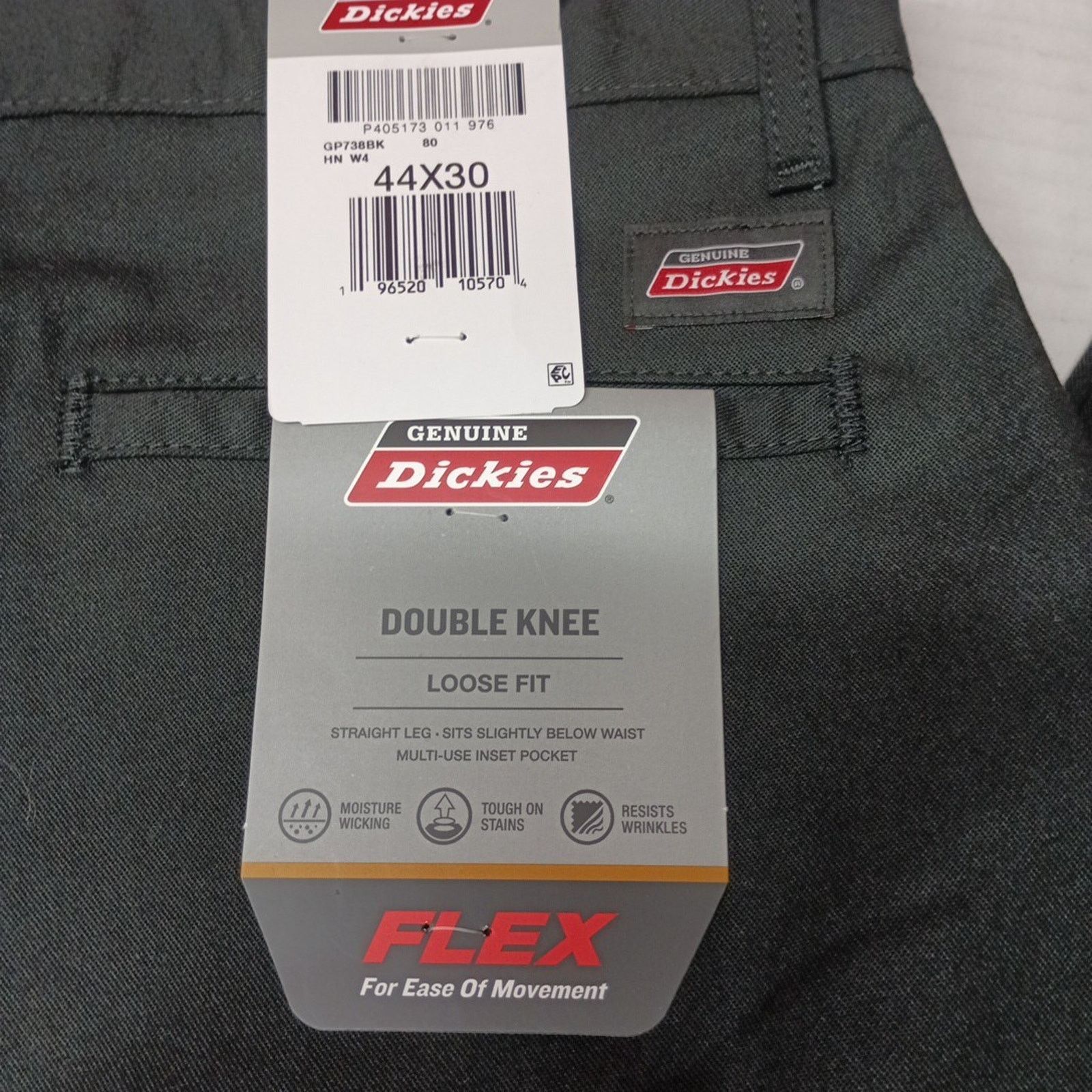 Dickies Dickies Loose Fit Double Knee Work Pants Men's 44x30 Black Size US 44 / EU 60 - 2 Thumbnail