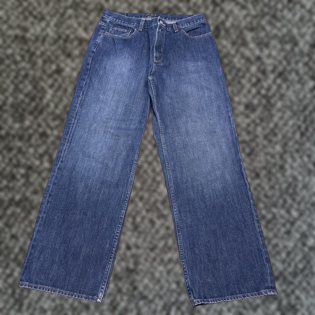 J.Crew VINTAGE J.CREW Jeans 33x30 Mid Rise Relaxed Fit Button Zip Cotton Denim 5-Pocket Blue USA 60737 Mens Size US 33 - 1 Thumbnail