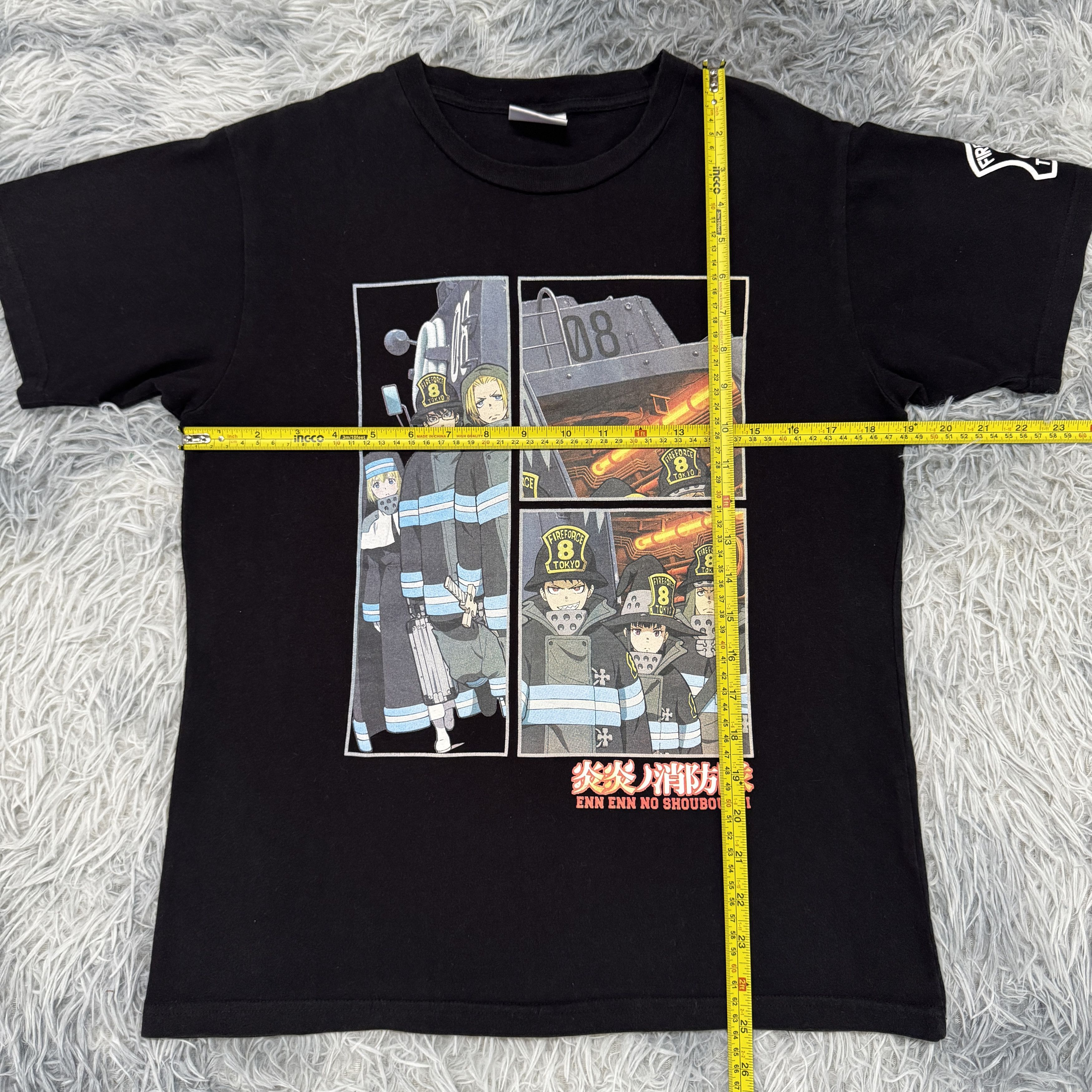 Anime Vintage 00s Japanese Anime Fire Force Tshirt Size US M / EU 48-50 / 2 - 7 Thumbnail
