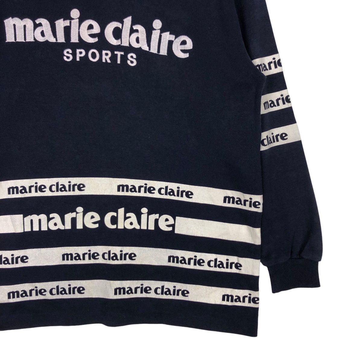 Japanese Brand × Vintage Vintage Marie Claire Sweatshirt Full Print Rare 90s Size US M / EU 48-50 / 2 - 4 Thumbnail