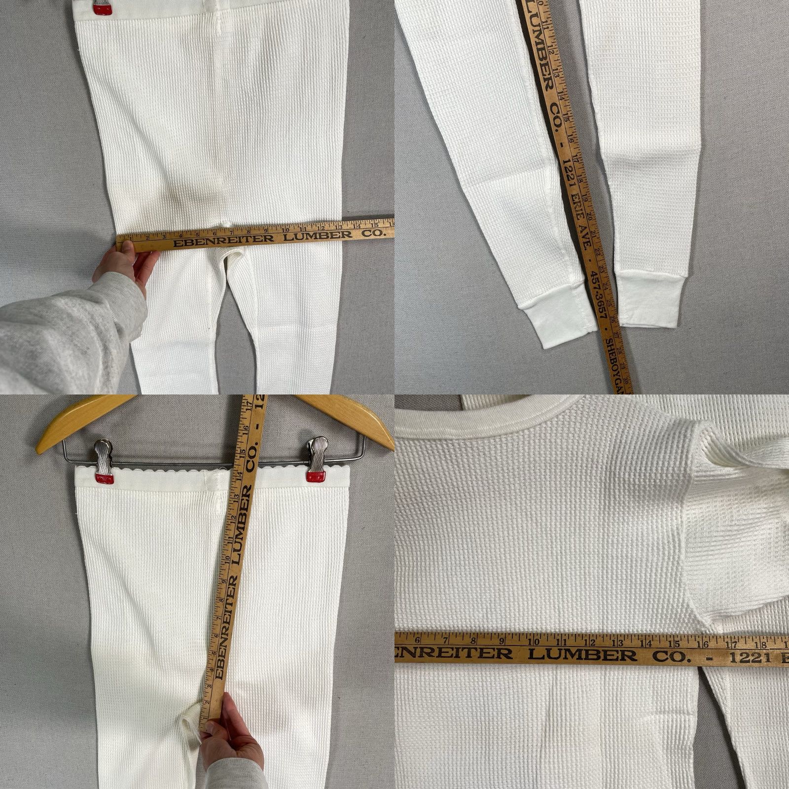 Vintage VINTAGE 1980s Remson White Cotton Blend Ladies Thermal Underwear Shirt M 38-40 USA Womens Size M / US 6-8 / IT 42-44 - 9 Thumbnail