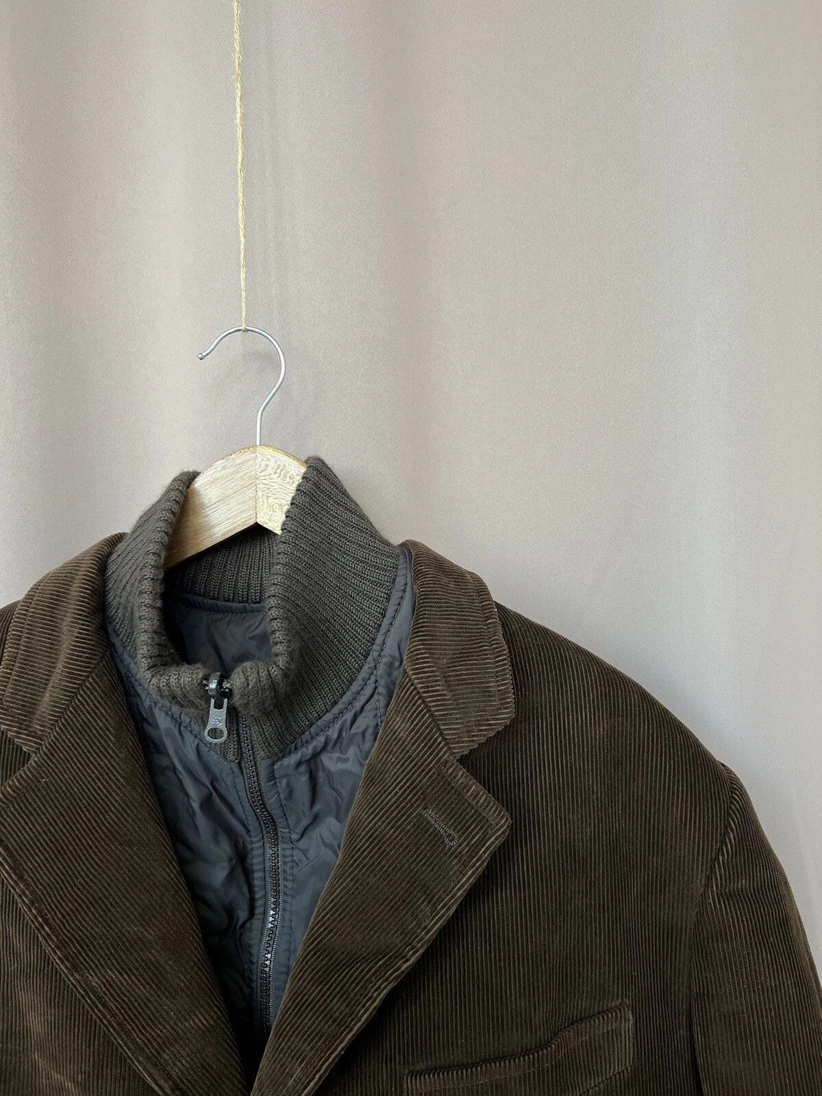 Fay Fay Double Coat Mens Size XL Velvet Button Jacket Vintage Size US XL / EU 56 / 4 - 6 Thumbnail