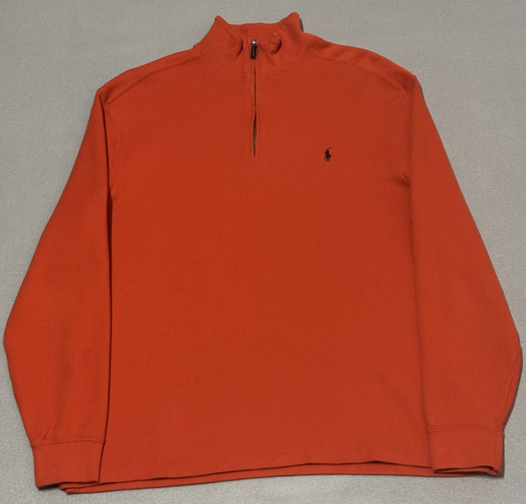 Polo Ralph Lauren Polo Ralph Lauren 1/4 zip sweatshirt orange large Size US L / EU 52-54 / 3 - 5 Thumbnail