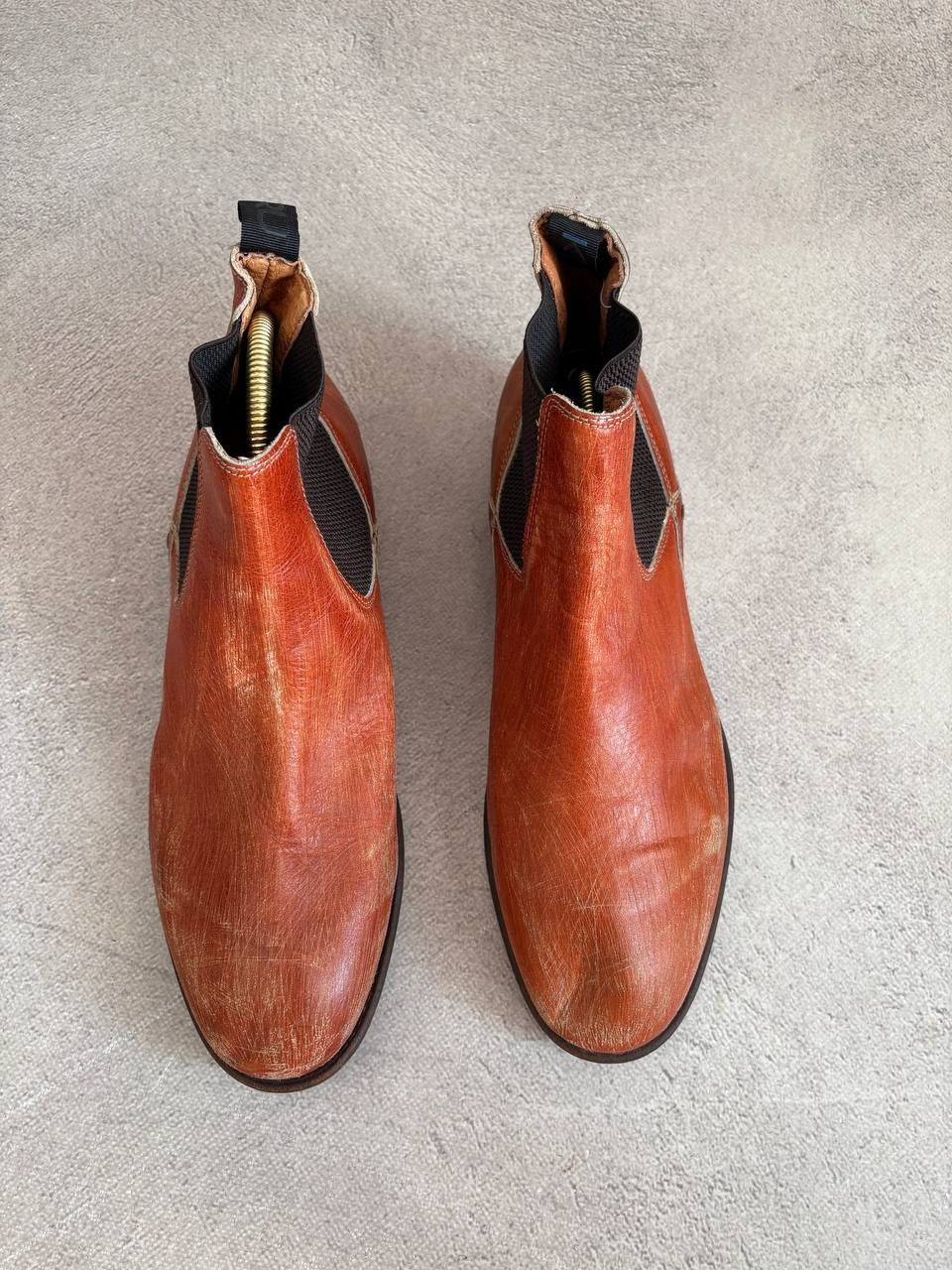 Other Leather Faded Vintage KMRii Guidi style Boots Shoes Y2K Size US 10 / EU 43 - 4 Thumbnail