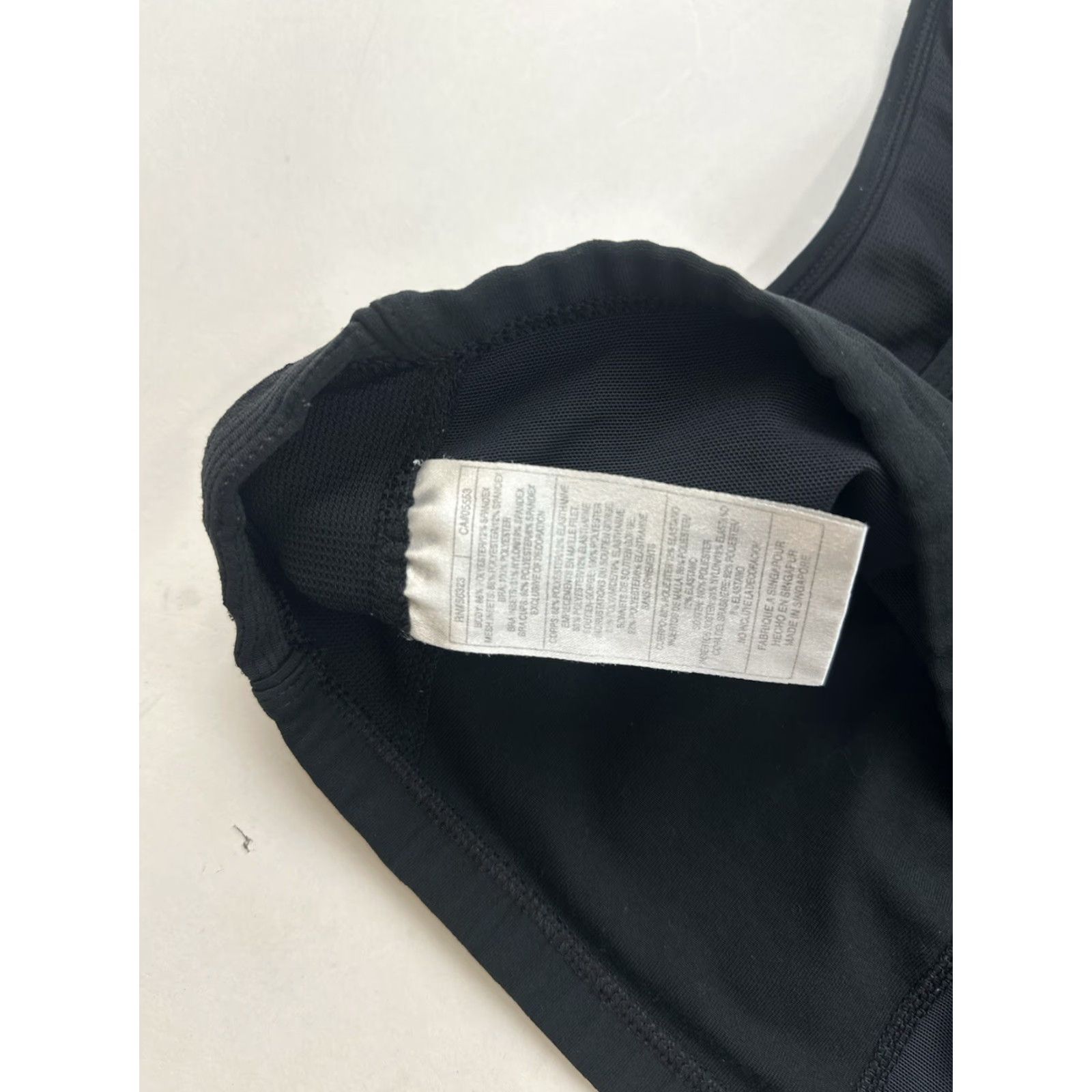Nike Nike Sports Bra Women L Black Athletic Training Sports Bra Womens L Black Nike Size ONE SIZE - 4 Thumbnail