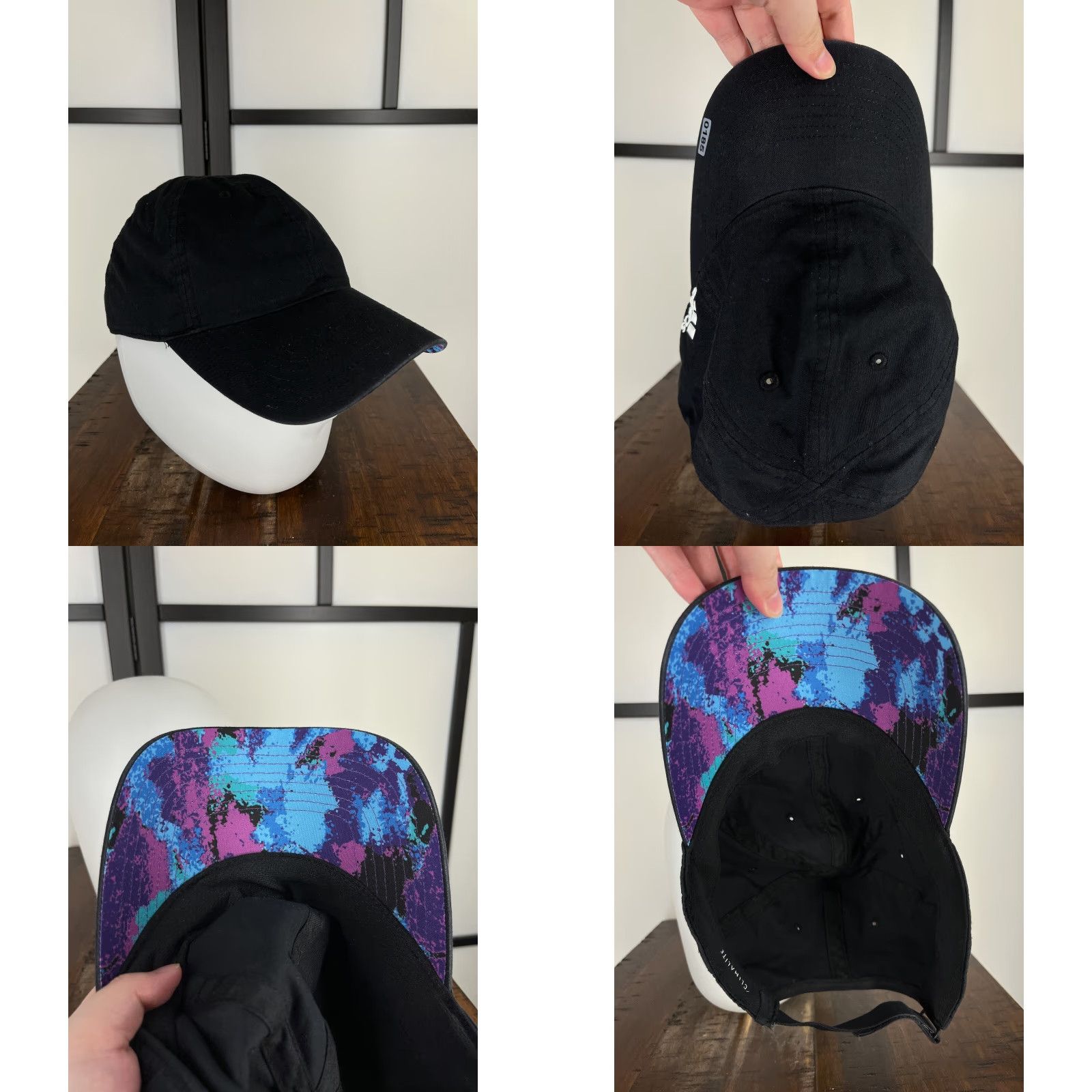 Adidas adidas Hat Cap Adjustable One Size Black Climalite Cotton Poly Golf Hat Unisex Adults Men Women Size ONE SIZE - 8 Thumbnail