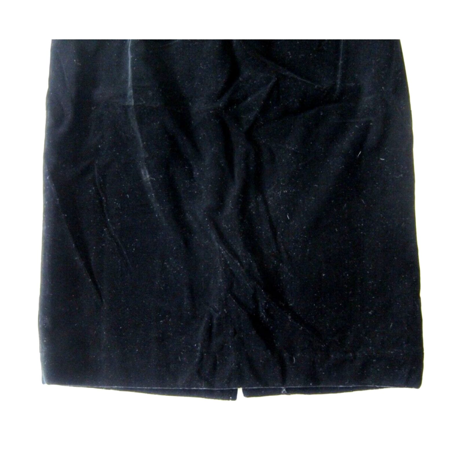 Liz Claiborne VINTAGE Liz Claiborne Collection Black Velvet Straight Pencil Skirt Women 8 Size 30" / US 8 / IT 44 - 7 Thumbnail