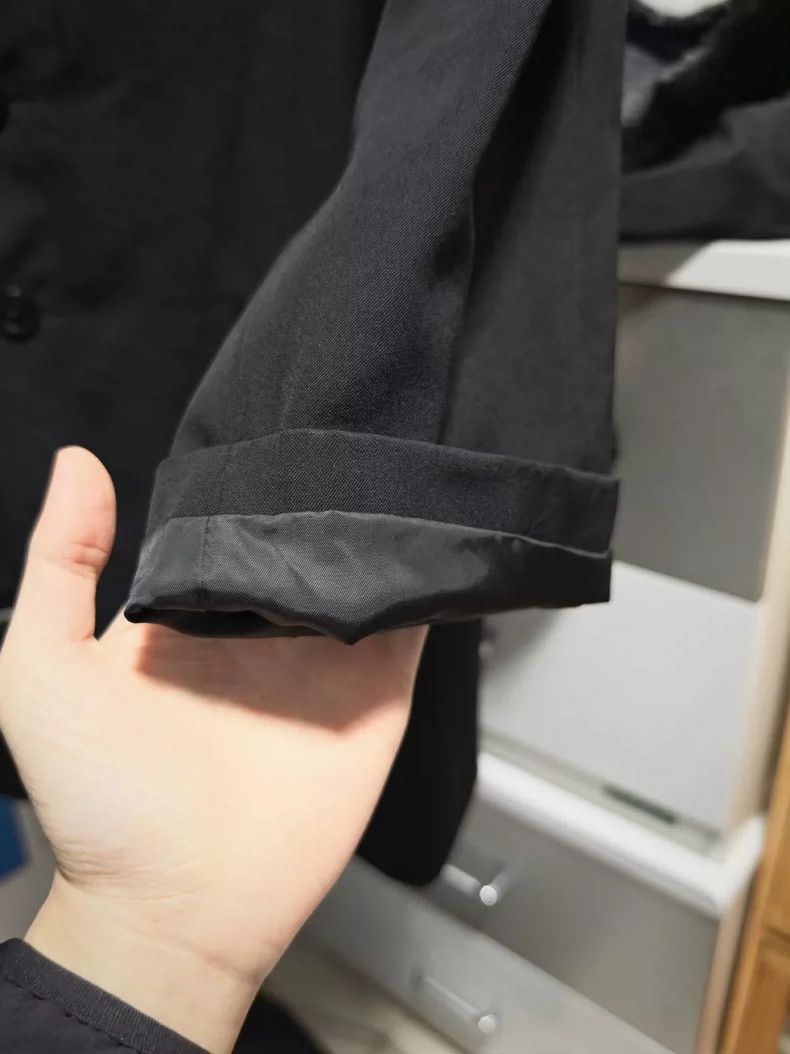 Yohji Yamamoto Yohji Yamamoto size 3 16 awrie raglan sleeve blazer 2505-N Size 36R - 4 Thumbnail