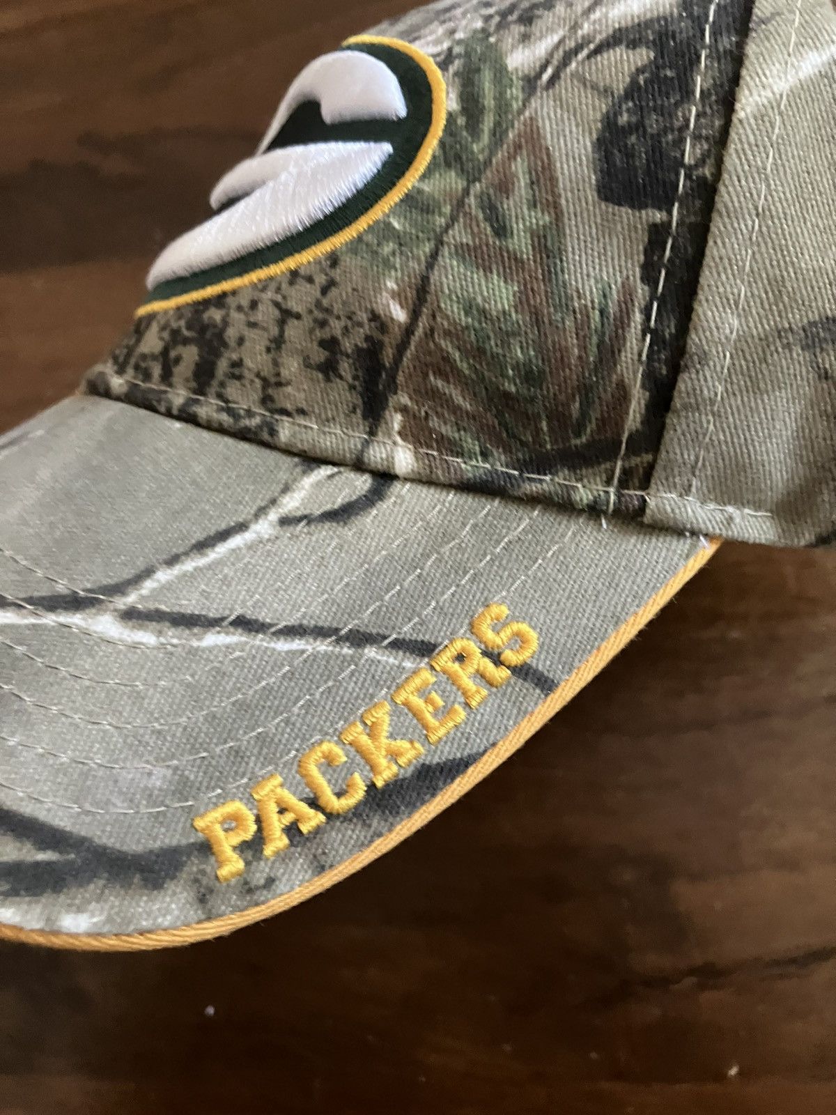 NFL Green Bay Packers Realtree Camouflage StrapBack NFL Apparel Size ONE SIZE - 2 Thumbnail