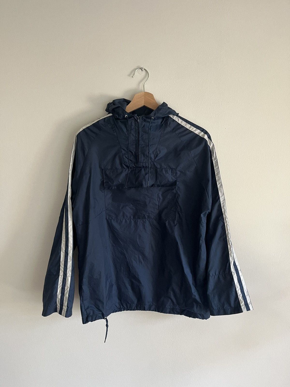 Vintage Vintage Adidas Anorak 90s 80s paa gap j crew y2k rave Oasis Size US S / EU 44-46 / 1 - 1 Thumbnail