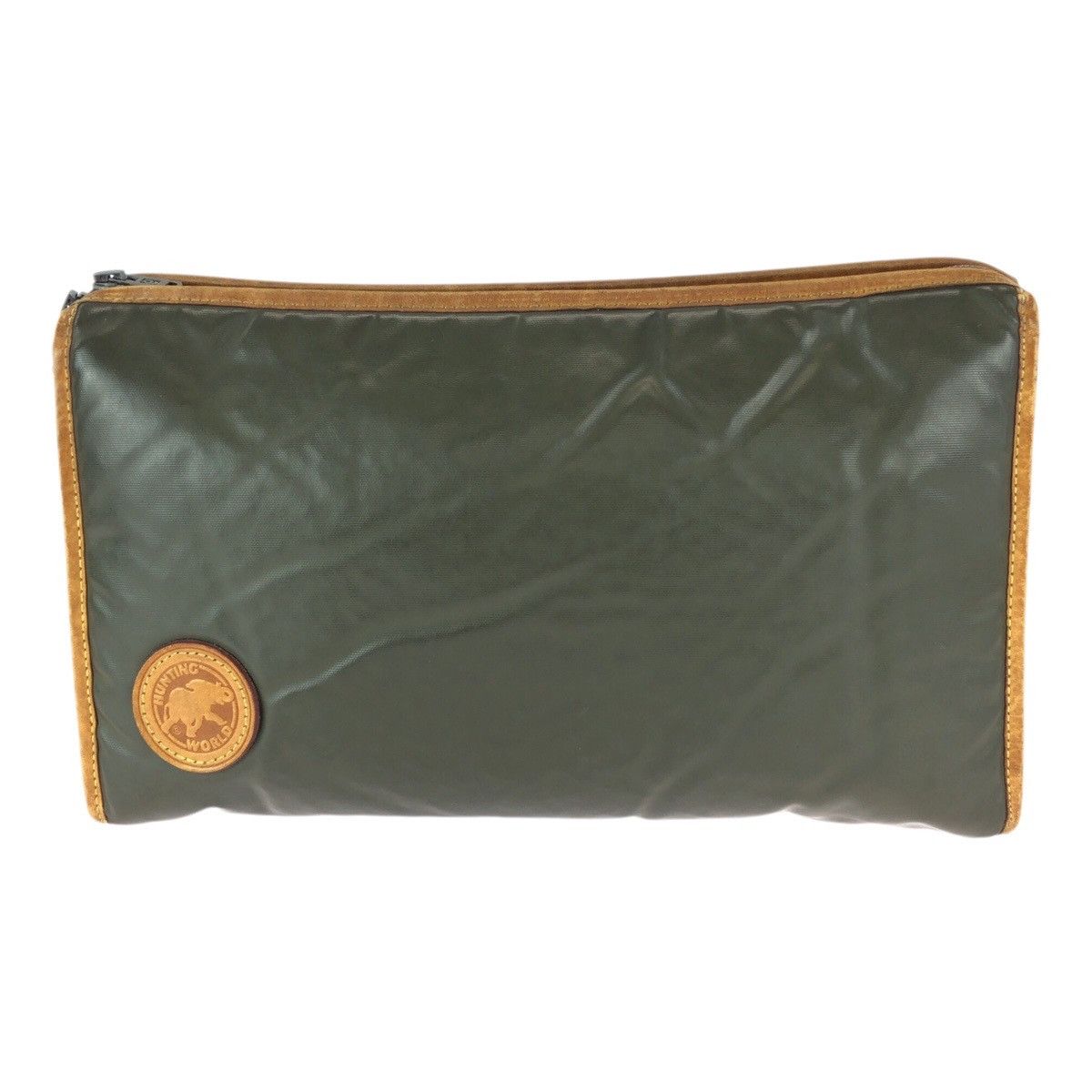 Other Other Hunting World BATTUE CROSS Nylon Leather Clutch Bag Textile Clutch Bag DUTY FREE for USA Size ONE SIZE - 1 Thumbnail