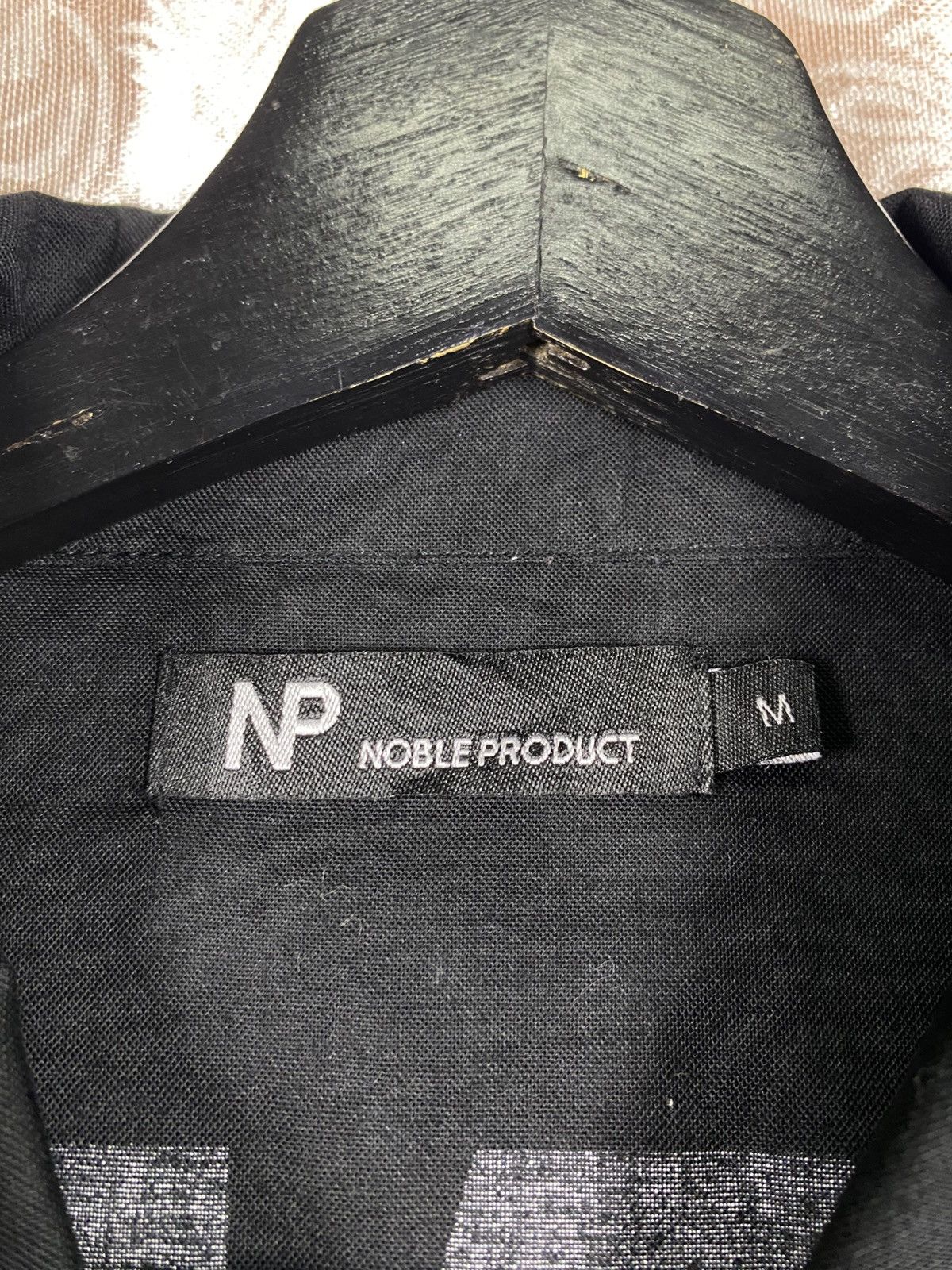 Japanese Brand NP Noble Product Black Short Sleeve Big Back Print Graphic Size US M / EU 48-50 / 2 - 6 Thumbnail