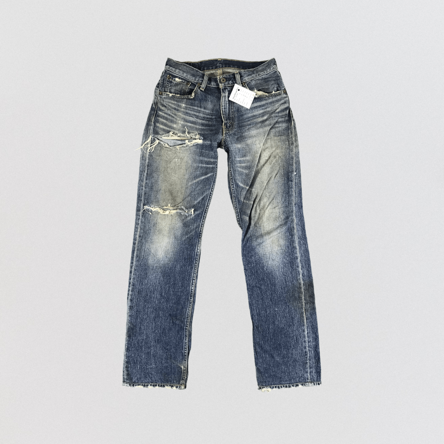Levi's Vintage Distress Levis 502 Jeans-JM066 Size US 30 / EU 46 - 1 Thumbnail