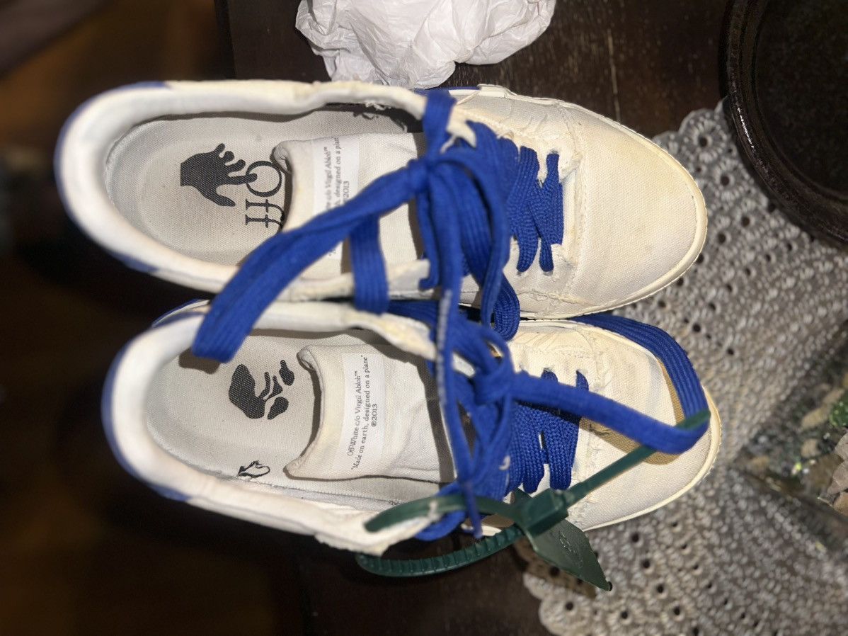Off-White Off-White Wmns Vulc Sneaker 'White Blue' Size US 6.5 / EU 39-40 - 2 Thumbnail