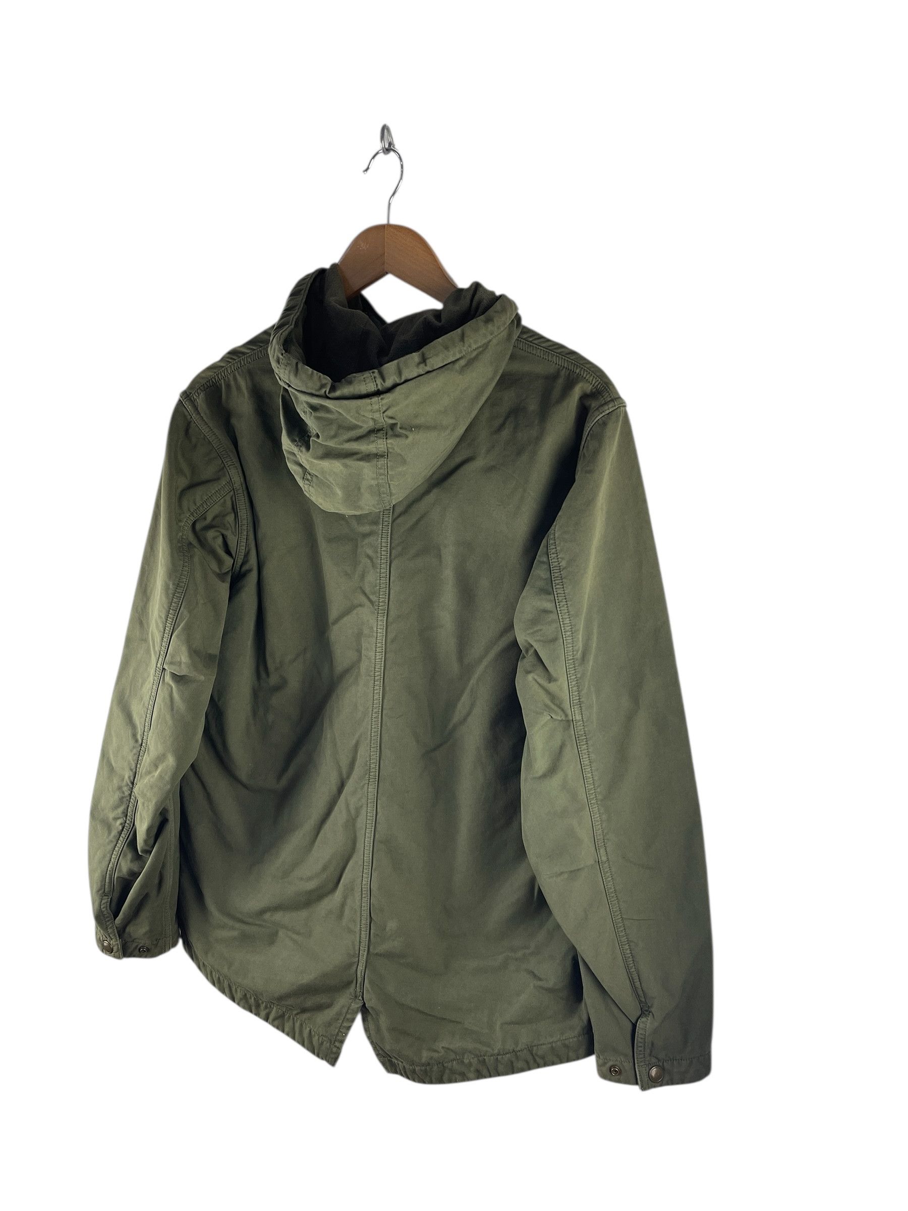 United Arrows United Arrows Green Hooded Jacket Olive Green Field Parka Size US M / EU 48-50 / 2 - 7 Thumbnail