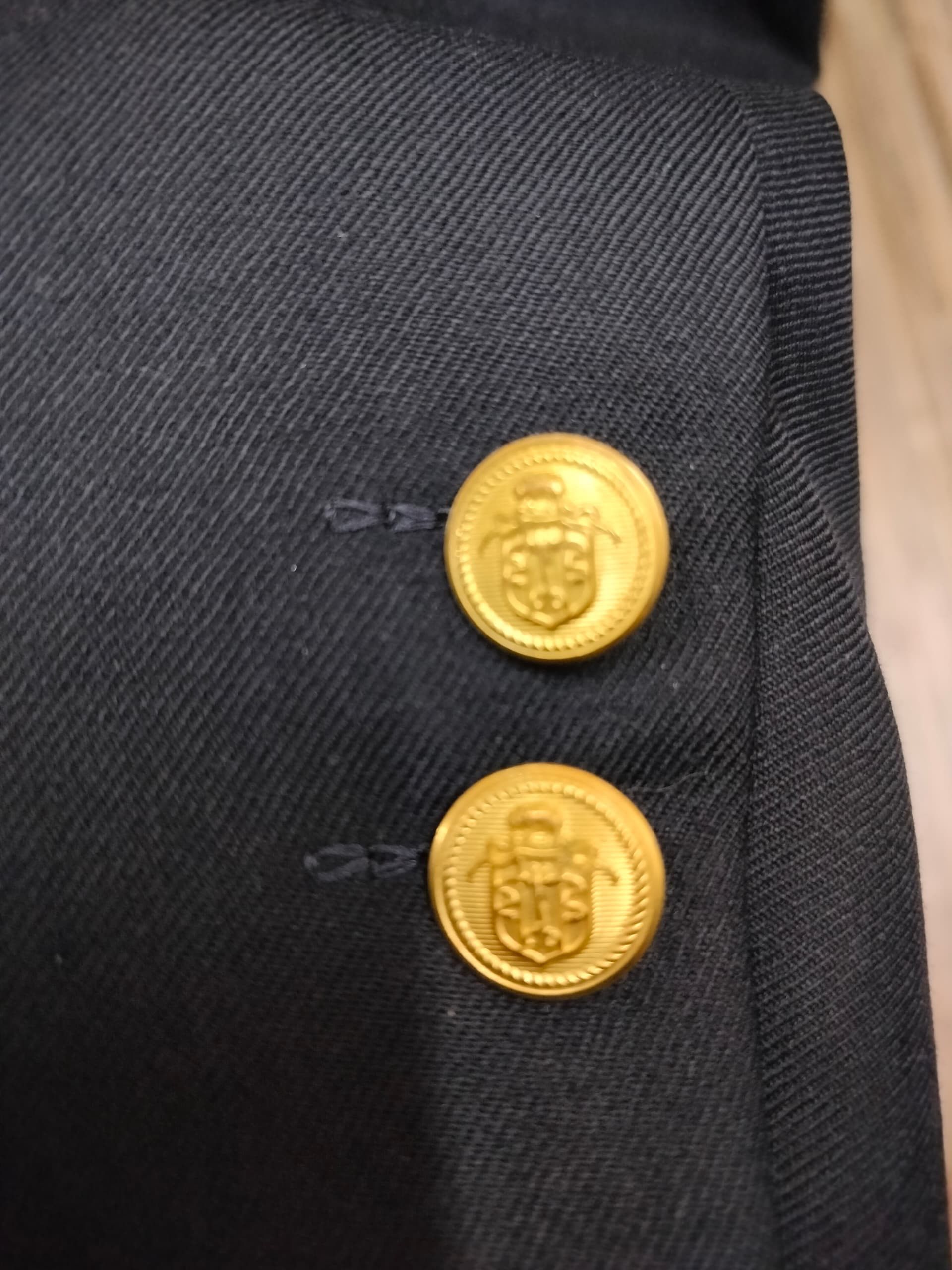New Zealand Outback Peppin Merino Wool Blazer – Ivy League Gold Button (38R) Size 42R - 4 Thumbnail