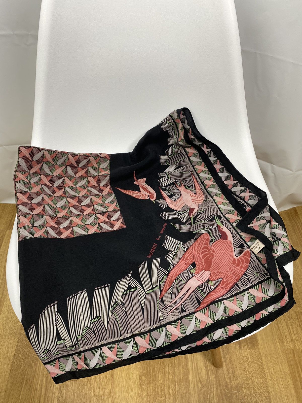 Designer Davinci bleyle Silk Birds Printed Scarf Size ONE SIZE - 1 Thumbnail