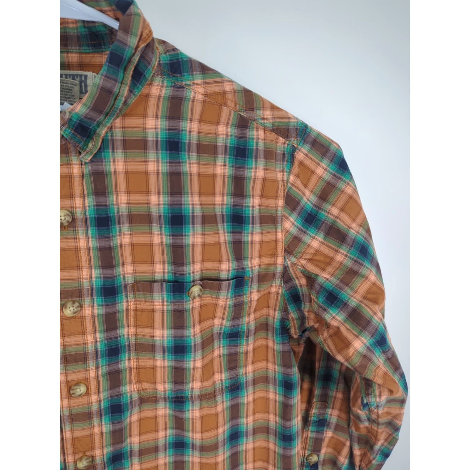 Duluth Trading Company Duluth Trading Button Front Shirt Button-Down Collar L Multicolor Plaid Cotton Relaxed Fit Men Regular XS? Not allowed. Size US L / EU 52-54 / 3 - 6 Thumbnail