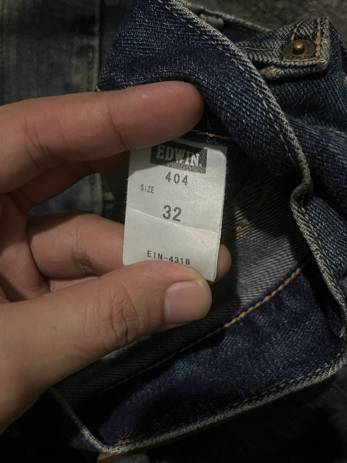 Edwin × Japanese Brand Vintage Japanese Brand Edwin Blue Mud Washed Distressed Jean Size US 32 / EU 48 - 11 Thumbnail