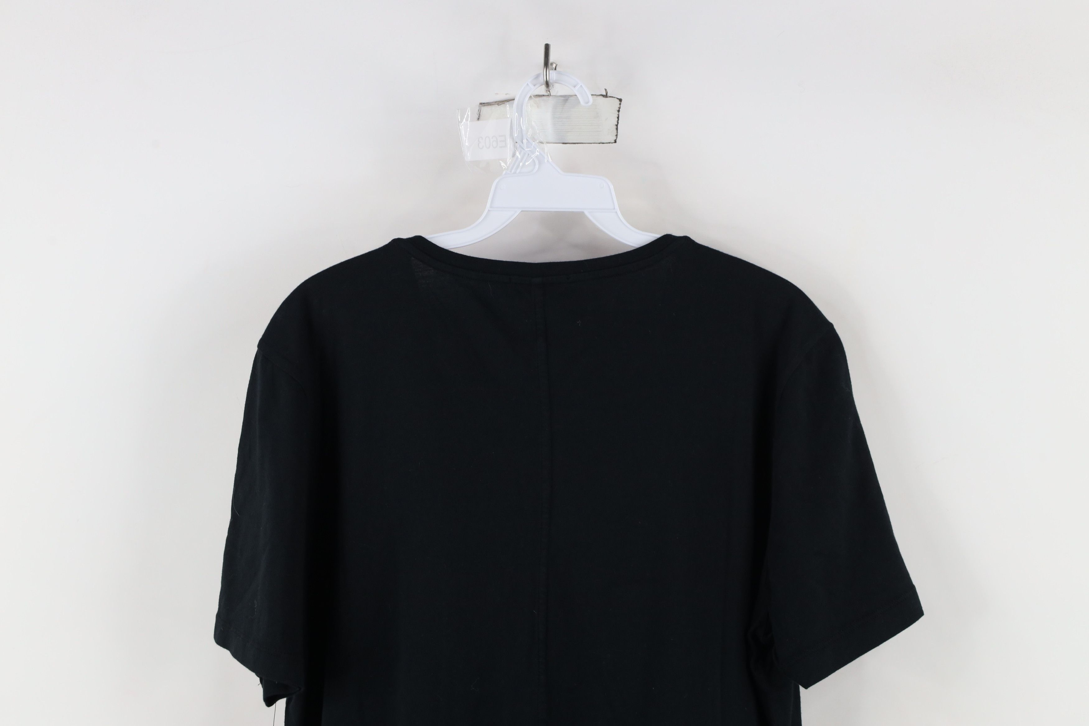 Frame × Vintage New Frame Denim Cotton Short Sleeve V-Neck T-Shirt Black Size US L / EU 52-54 / 3 - 8 Thumbnail