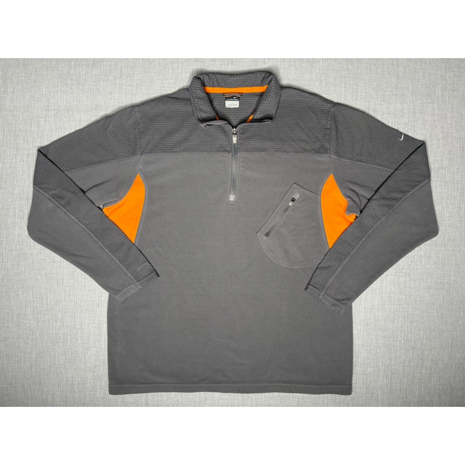 Nike × Vintage Vintage Y2K Nike Sphere Thermal Fleece Quarter Zip Large Size US L / EU 52-54 / 3 - 1 Thumbnail